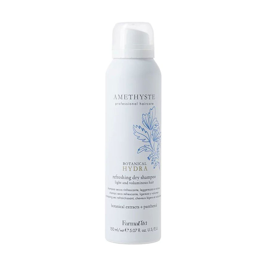 Освіжальний сухий шампунь для волосся FarmaVita Amethyste Botanical Hydra Refreshing Dry Shampoo, 150 мл