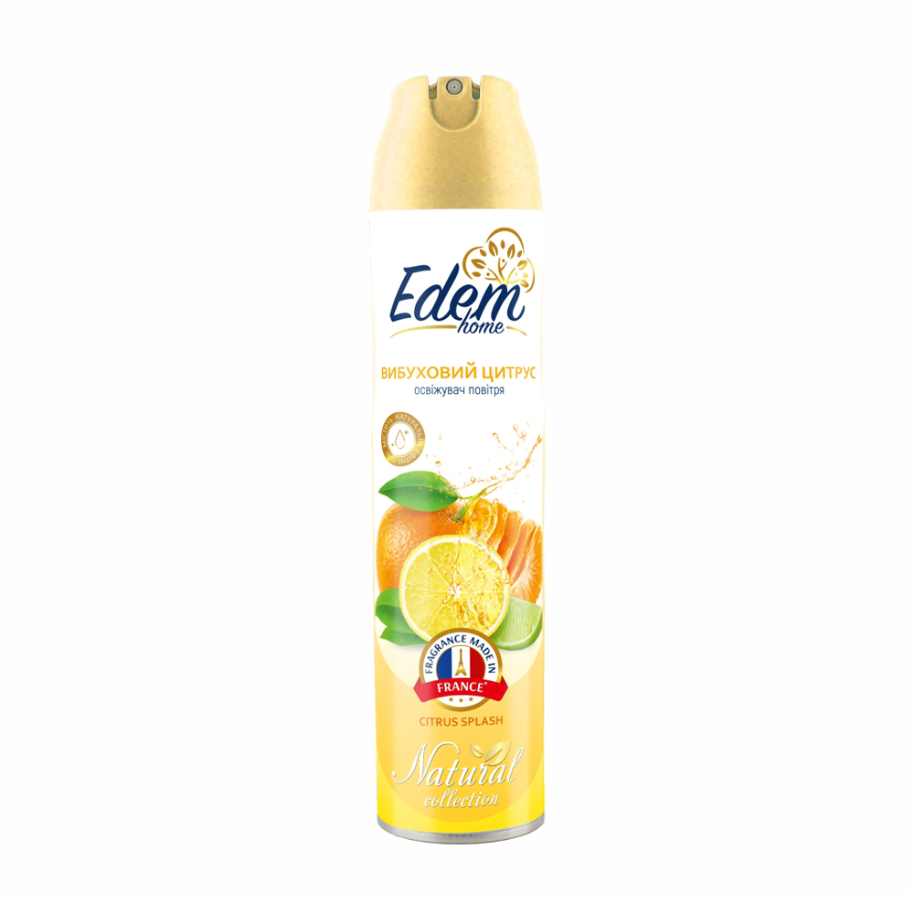Освіжувач повітря Edem Home Natural Collection Вибуховий цитрус, 300 мл