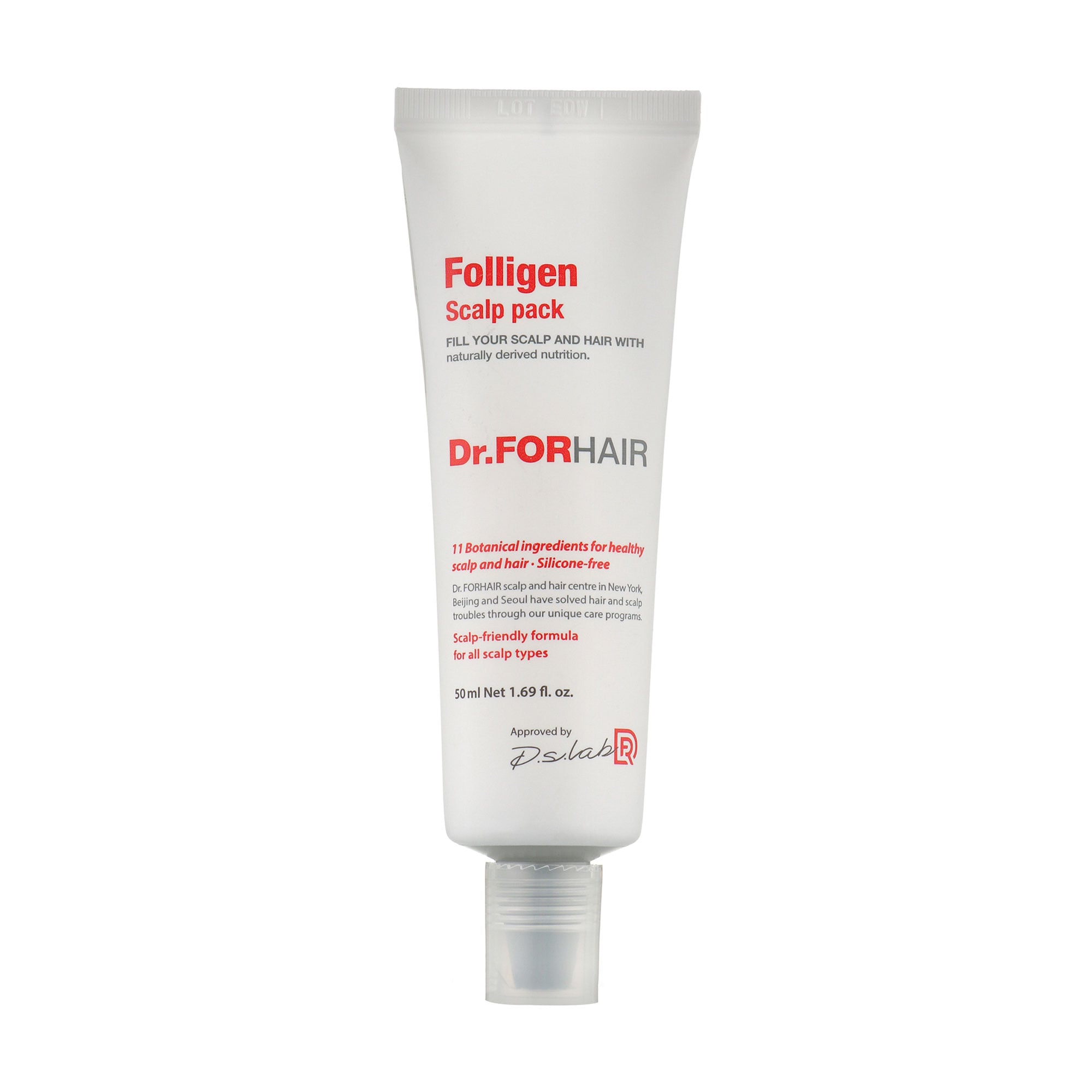 Оздоровлювальна маска для шкіри голови Dr.FORHAIR Folligen Scalp Pack, 50 мл