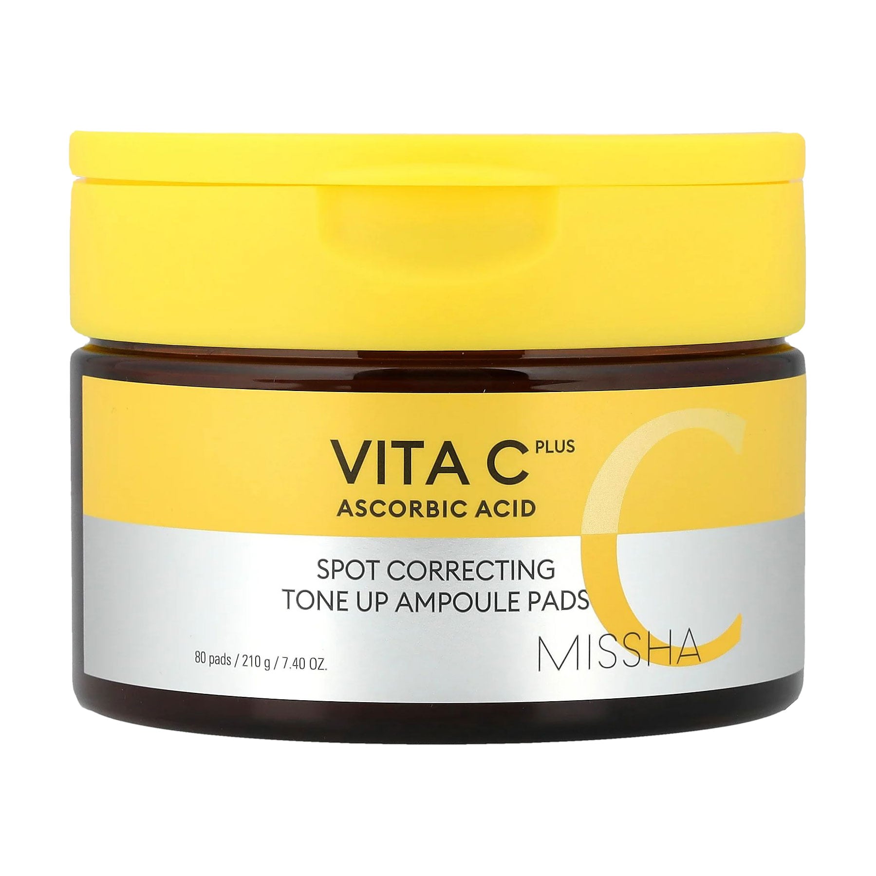 Пади для обличчя Missha Vita C Plus Spot Correcting Tone Up Ampoule Pads, 80 шт