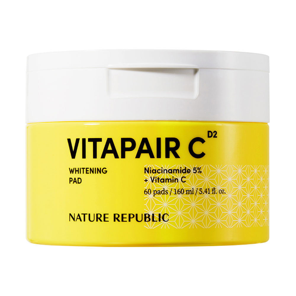 Пади для обличчя Nature Republic Vitapair C Whitening Pad, 160 мл, 60 шт