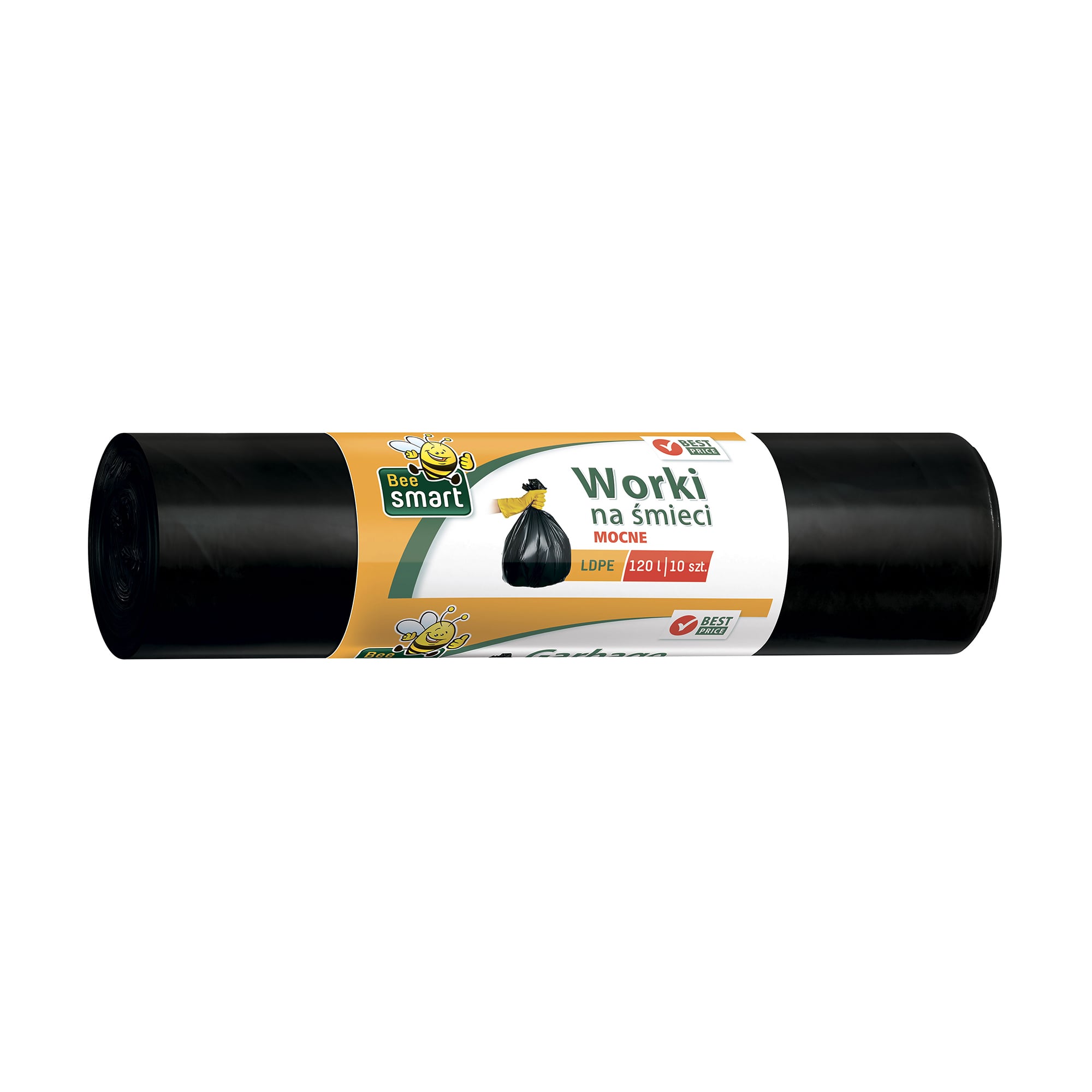 Пакети для сміття Bee Smart 120 л, 10 шт