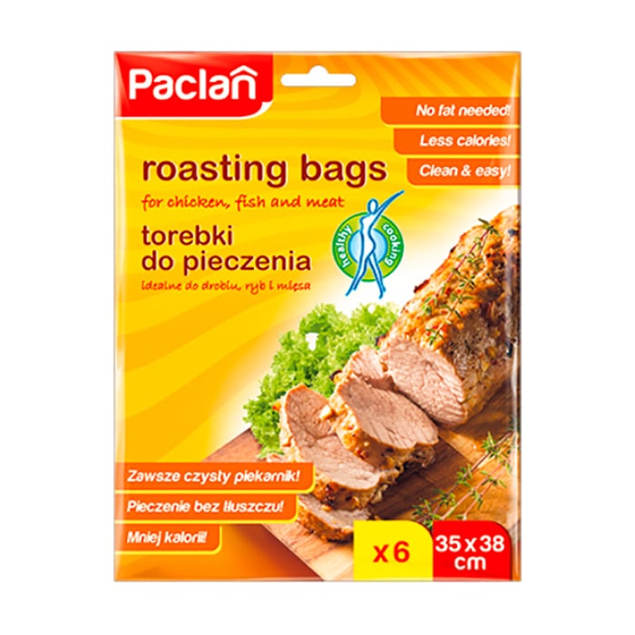 Пакети для випічки Paclan із зажимами, 35*38 см, 6 шт