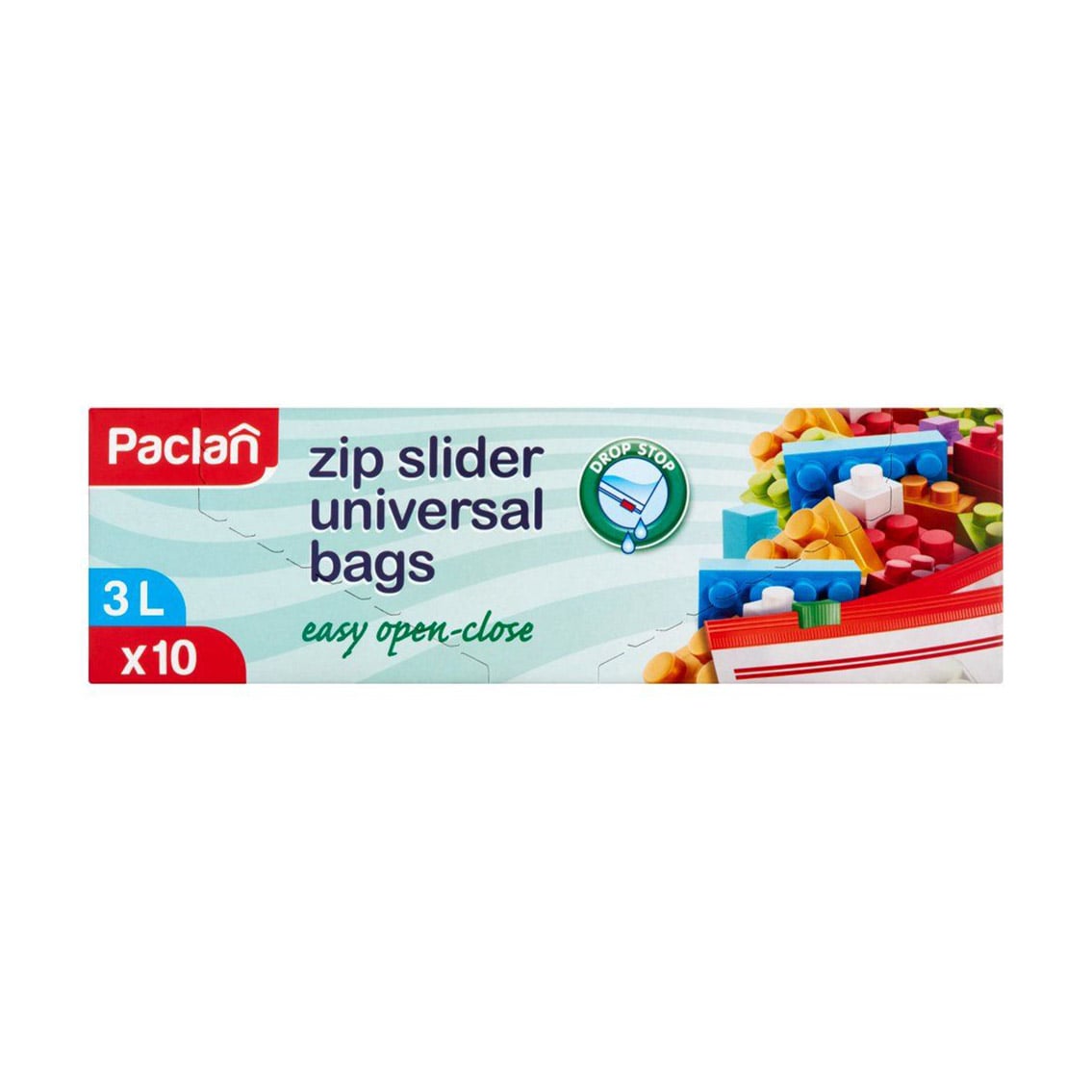 Пакети iз замком-застібкою Paclan, 3 л, 10 шт