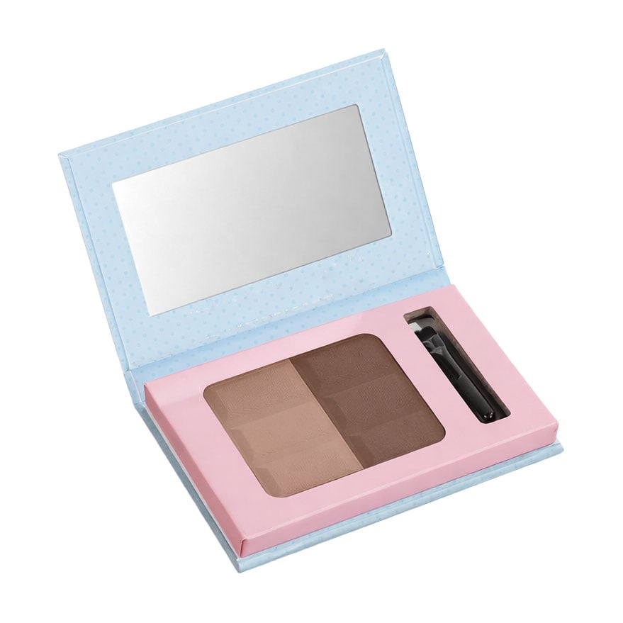 Палетка для брів Misslyn Chocolate Brow Duo Eyebrow Powder 2 Light Chocolate, 5 г