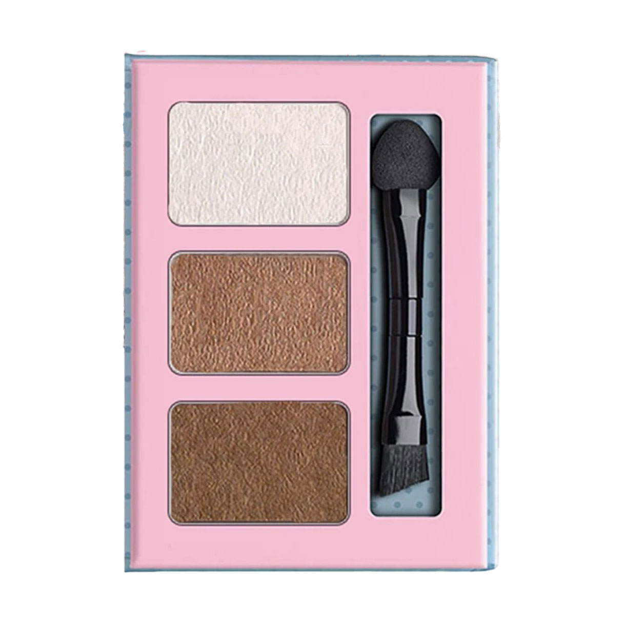 Палетка для брів Misslyn Chocolate Brow Trio Eyebrow Powder 4 Cookies &amp; Cream, 3 г