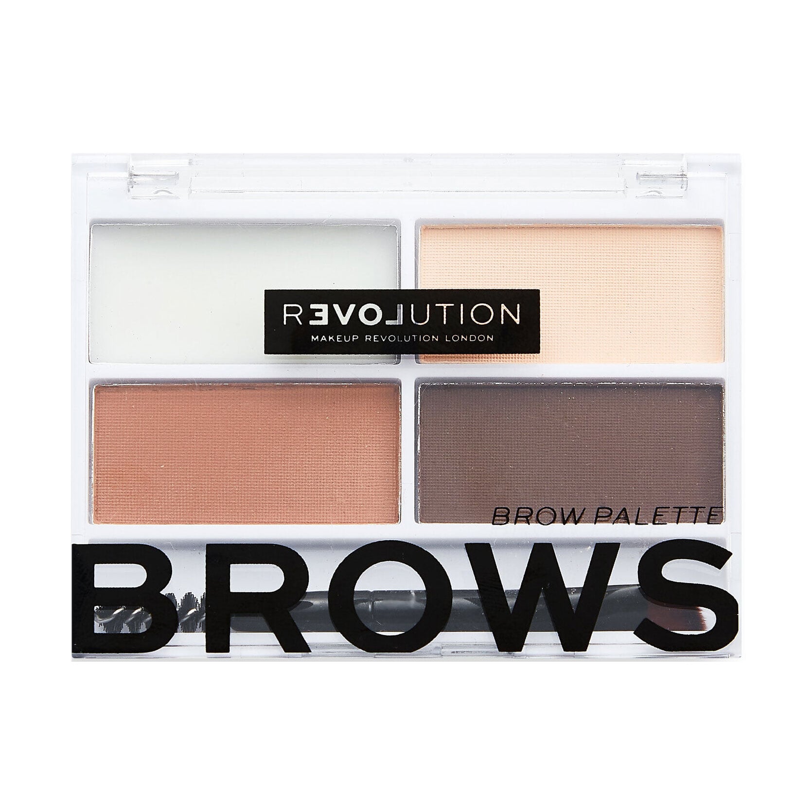 Палетка для брів Relove by Revolution Colour Cult Brow Palette, Medium, 3.2 г