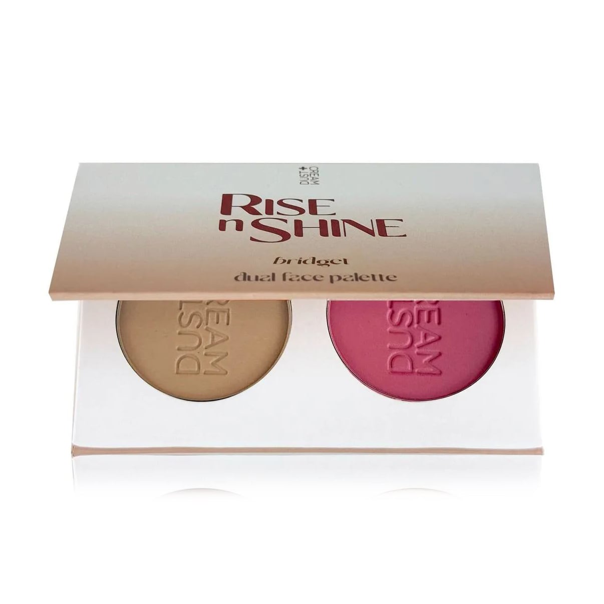 Палетка для макіяжу DUST+CREAM Rise N Shine Dual Face Palette, Bridget, 10 г
