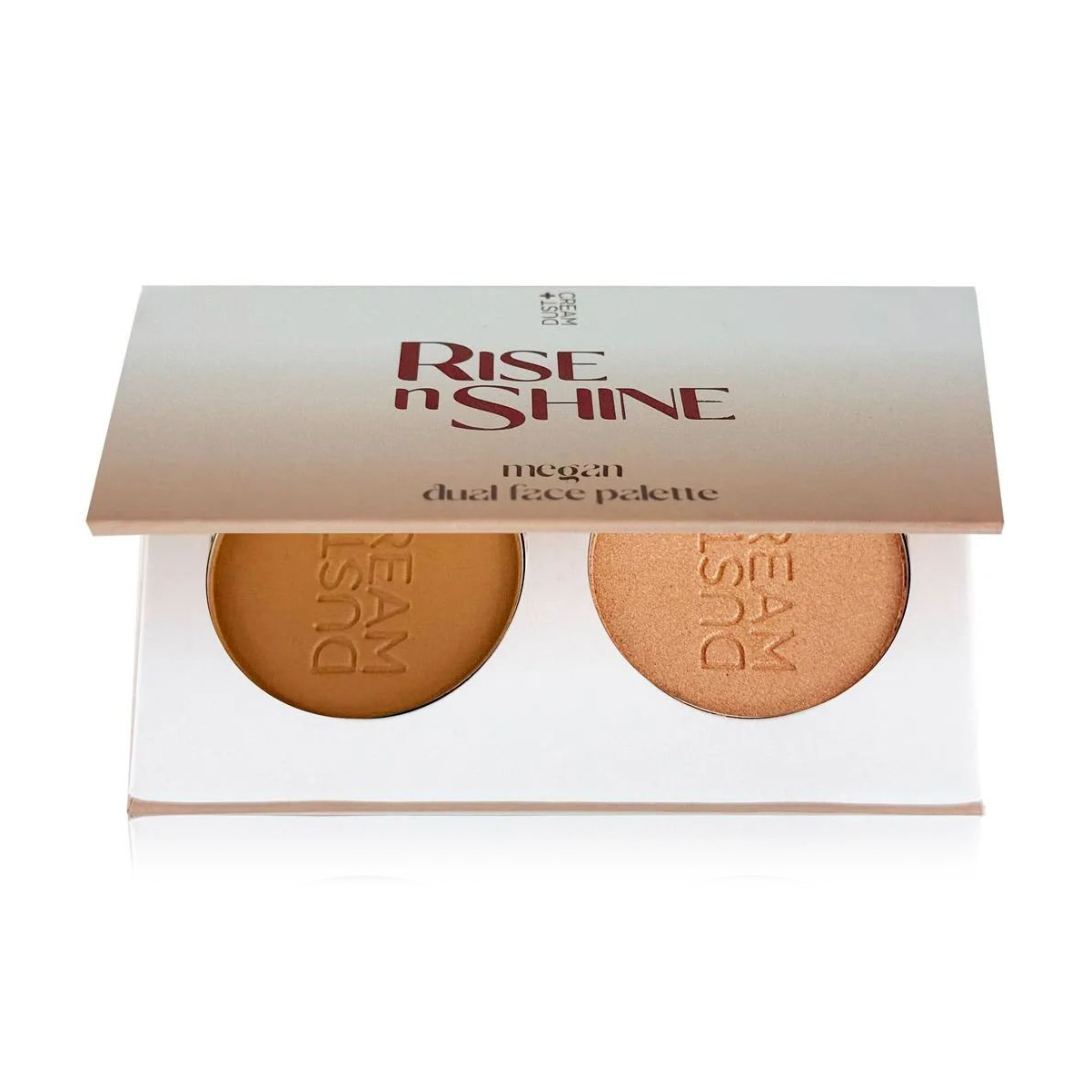 Палетка для макіяжу DUST+CREAM Rise N Shine Dual Face Palette, Megan, 10 г