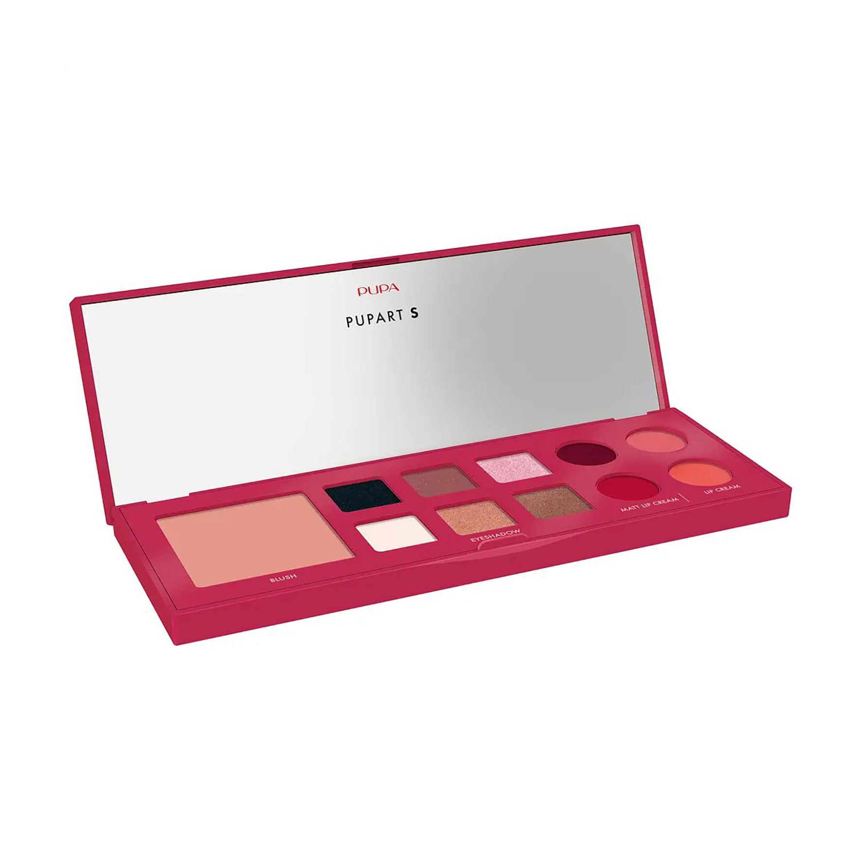 Палетка для макіяжу очей, губ та обличчя Pupa Beauty Kits Pupart S Бургунді, 11.4 г