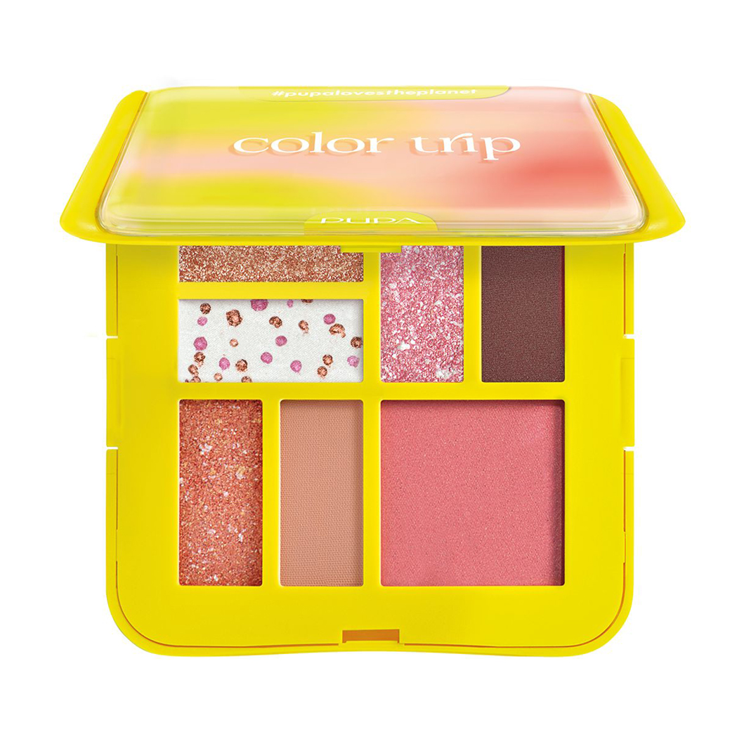 Палетка для макіяжу очей та обличчя Pupa Color Trip Eye And Face Palette 001 Pretty Trip, 8 г