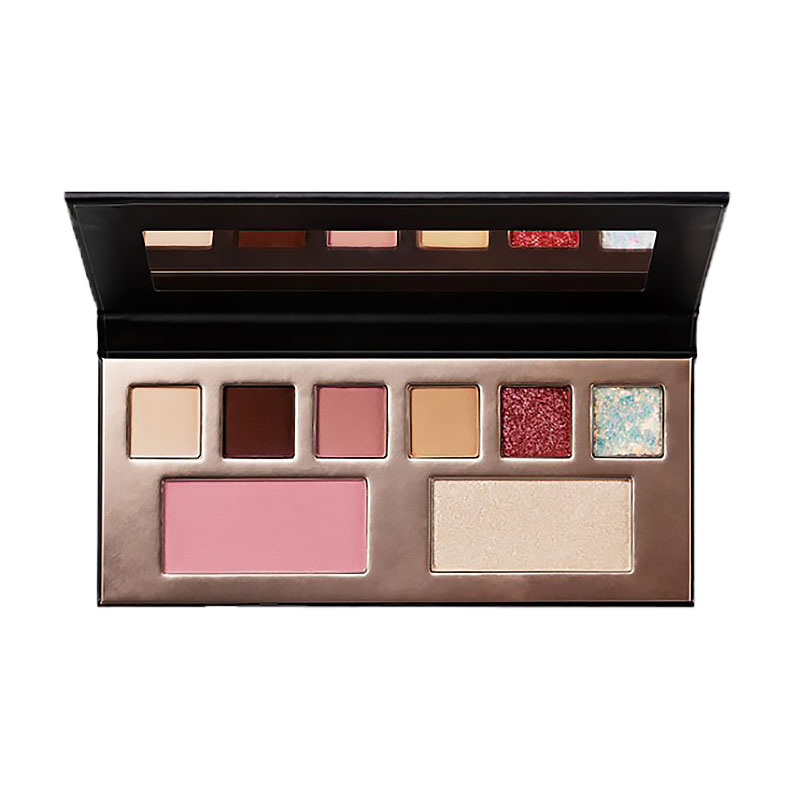 Палетка для очей та обличчя Ninelle Musa Eye and Face Make-Up Palette 602 Brown Pink, 7.9 г