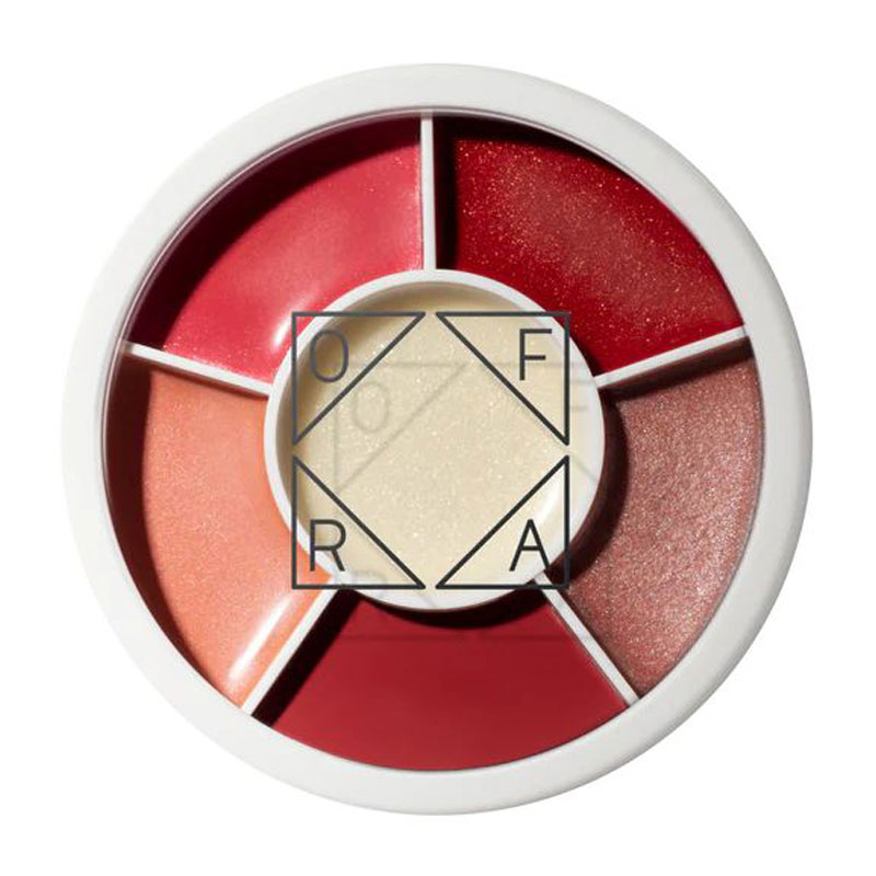 Палетка помад для губ OFRA Rainbow Lips, Ritz Gloss, 7 г