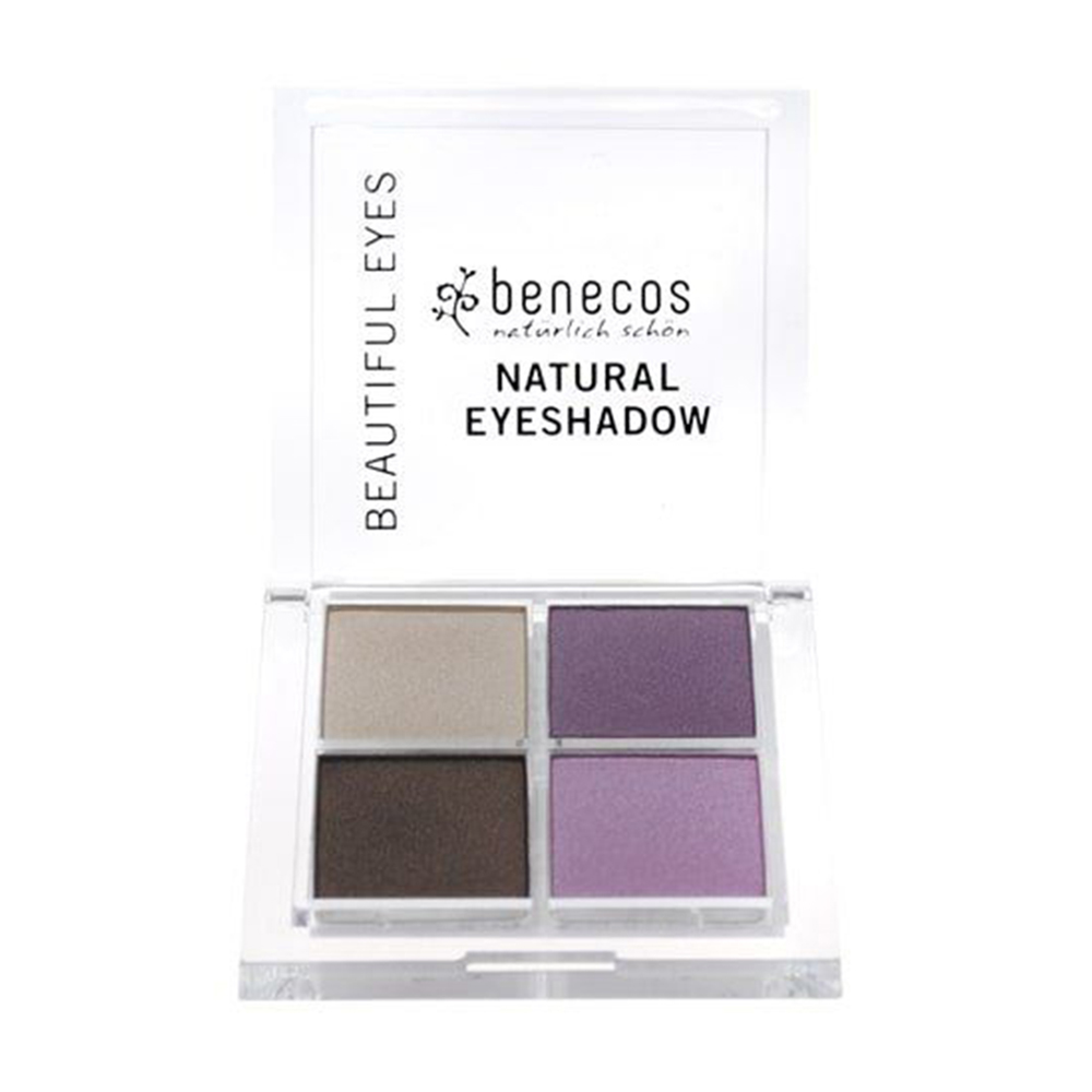 Палетка тіней для повік Benecos Natural Quattro Eyeshadow, Beautiful Eyes, 8 г