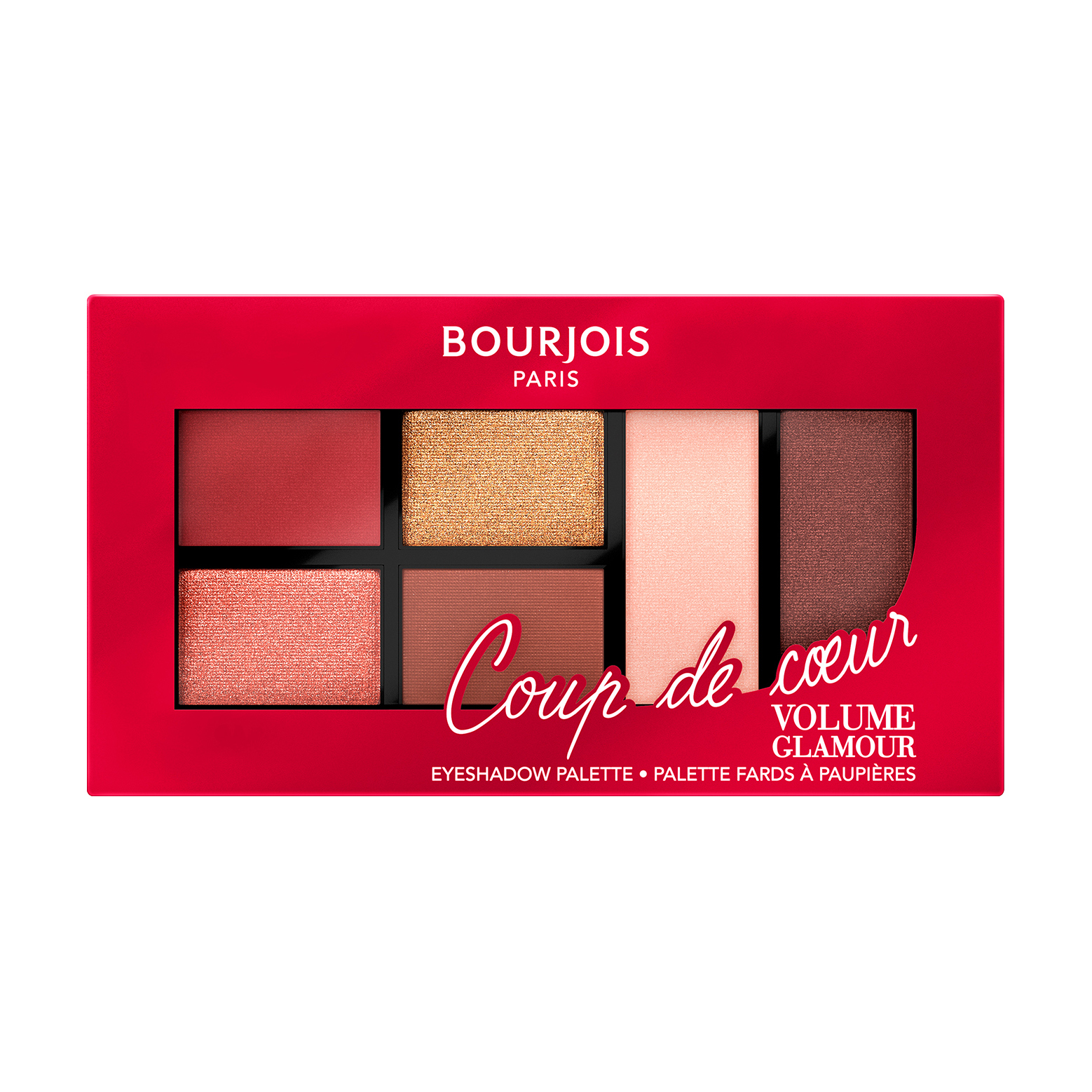 Палетка тіней для повік Bourjois Volume Glamour 001 Coup de coeur, 8.4 г