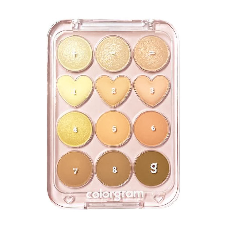Палетка тіней для повік Colorgram Pin Point Eyeshadow Palette 05 Blossom+Coral, 9.9 г