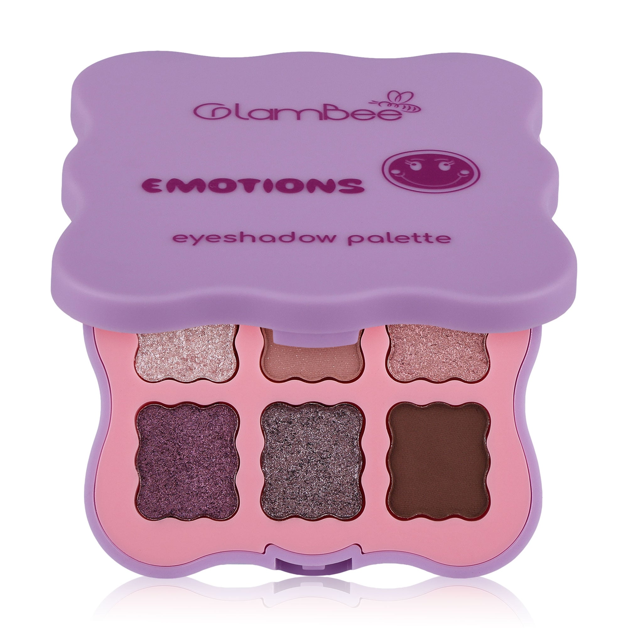 Палетка тіней для повік GlamBee Emotions, 5 г