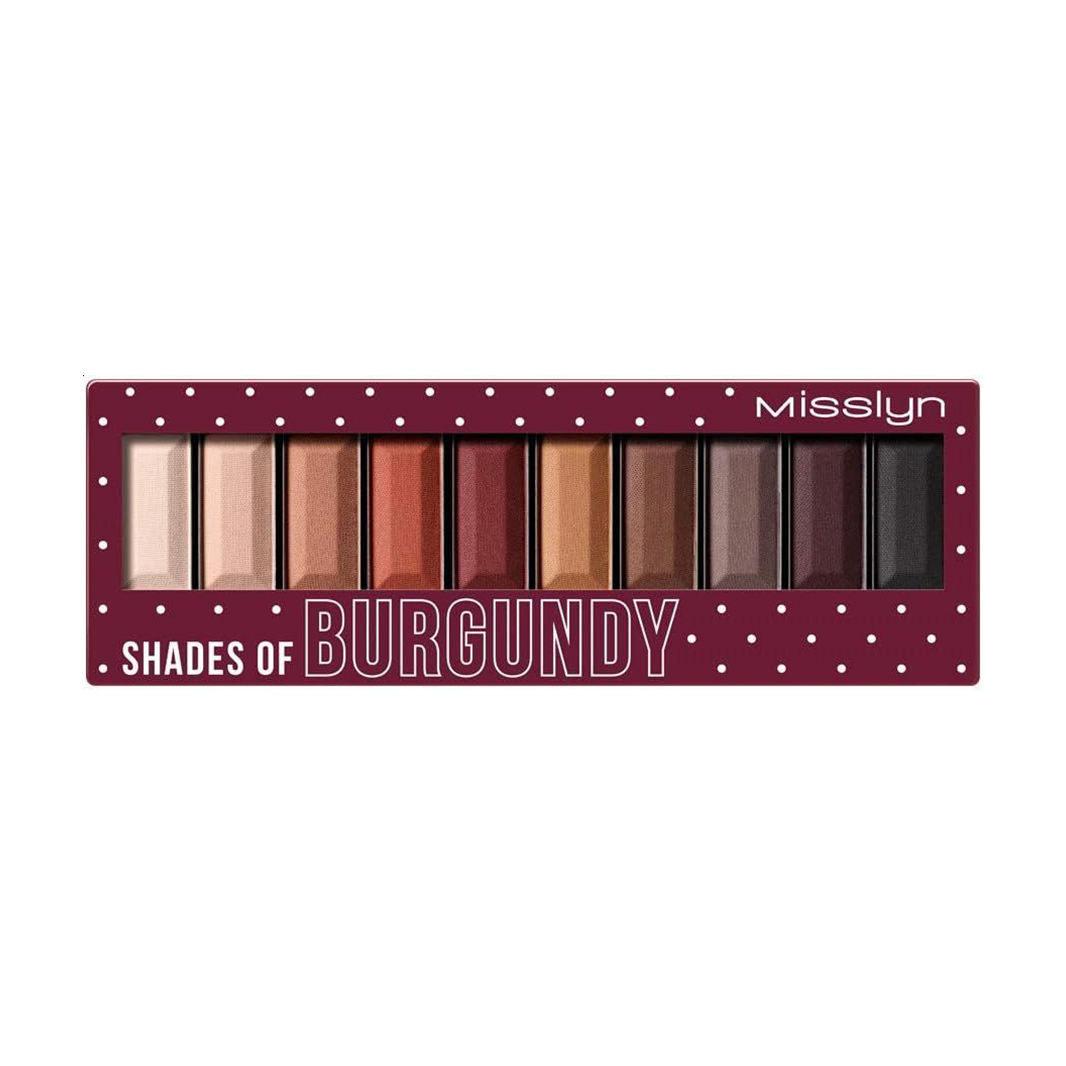 Палетка тіней для повік Misslyn Must-Have Eyeshadow Shades 5 Shades Of Burgundy, 8 г