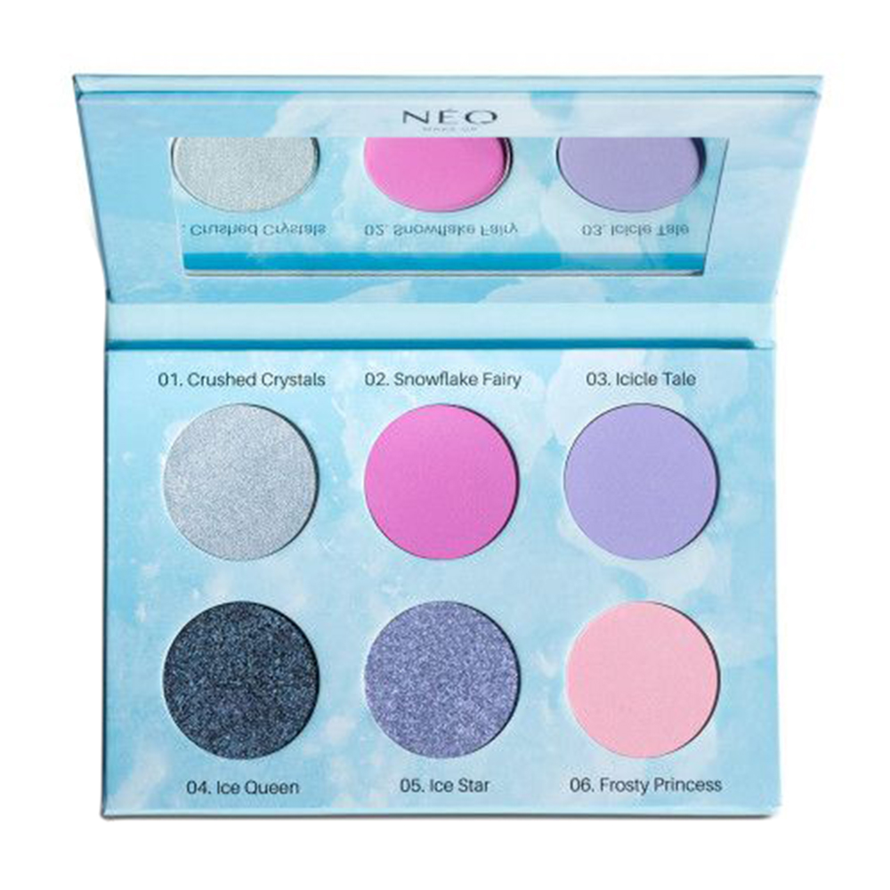Палетка тіней для повік NEO Make Up Eyeshadow Palette, Frosted Fairytale, 9 г