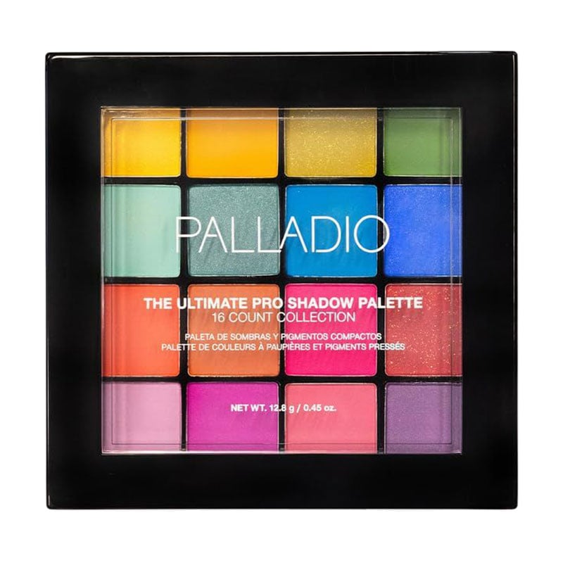Палетка тіней для повік Palladio The Ultimate Pro Shadow Palette, Color Crush, 12.8 г