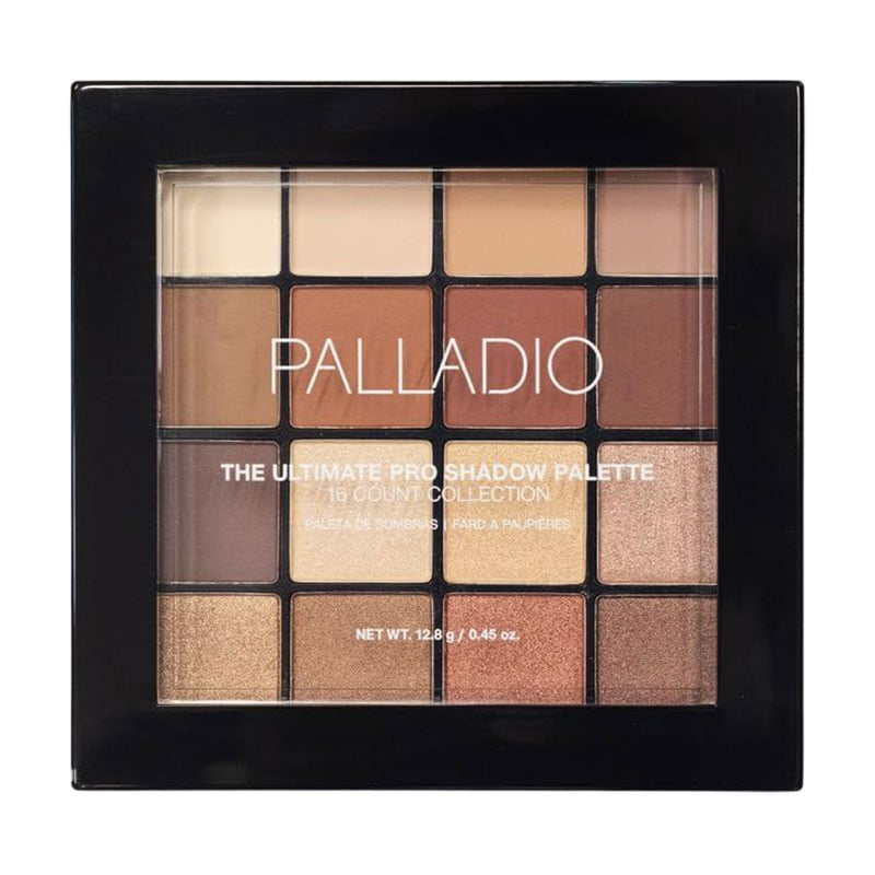 Палетка тіней для повік Palladio The Ultimate Pro Shadow Palette, Natural Nudes, 12.8 г