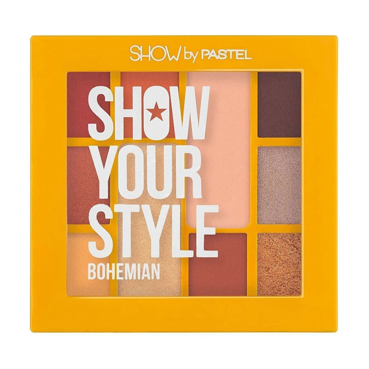 Палетка тіней для повік Pastel Show Your Style Eyeshadow Palette 10 кольорів, 461 Bohemian, 17 г