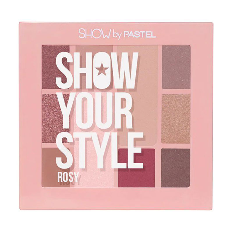 Палетка тіней для повік Pastel Show Your Style Eyeshadow Palette 10 кольорів, 465 Rosy, 17 г