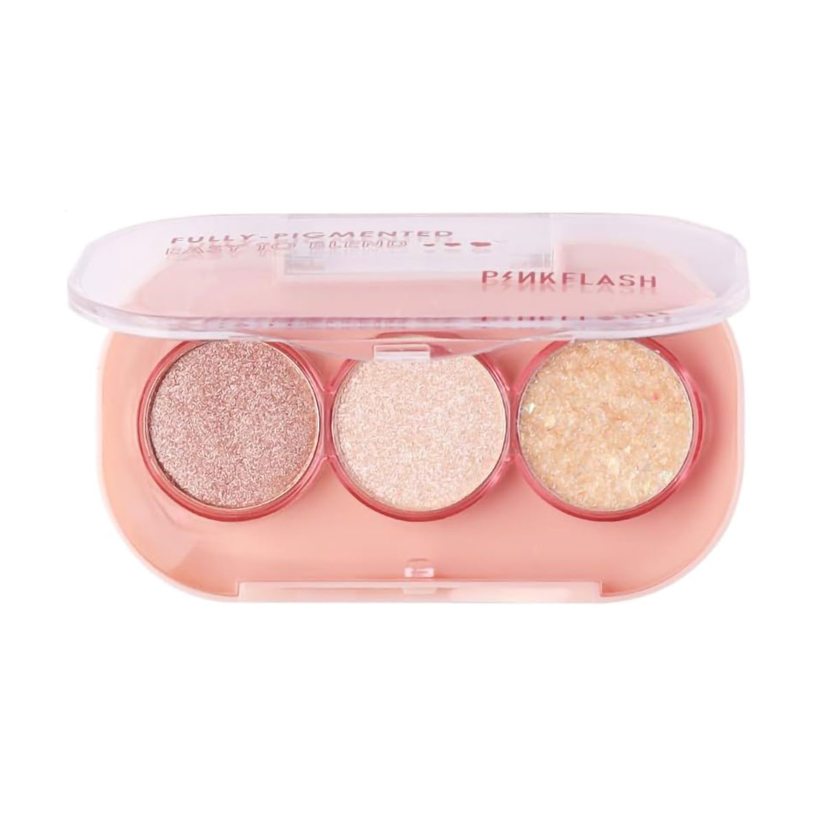 Палетка тіней для повік Pinkflash 3 Pan Eyeshadow, GT01, 3 г