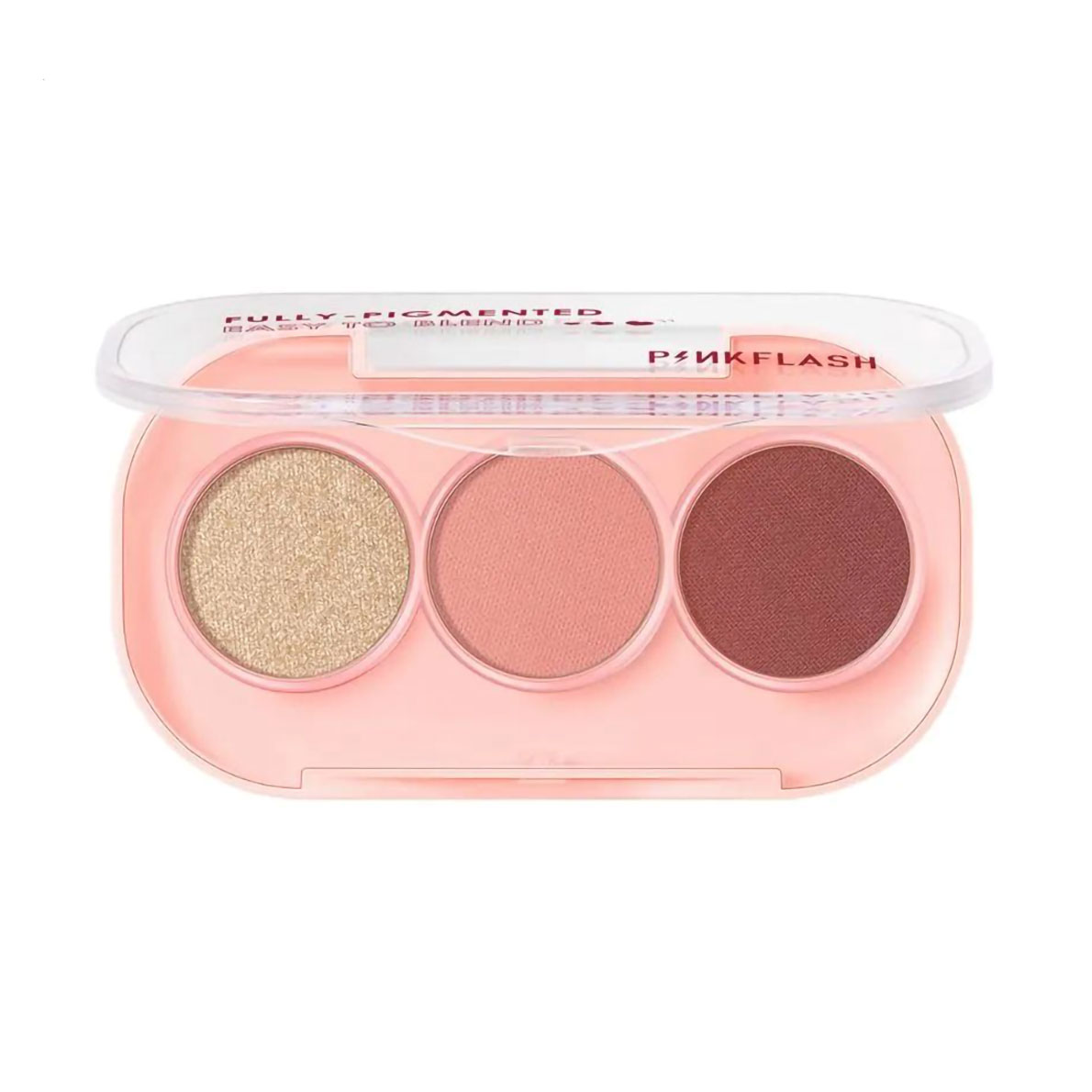 Палетка тіней для повік Pinkflash 3 Pan Eyeshadow, PK01, 3 г