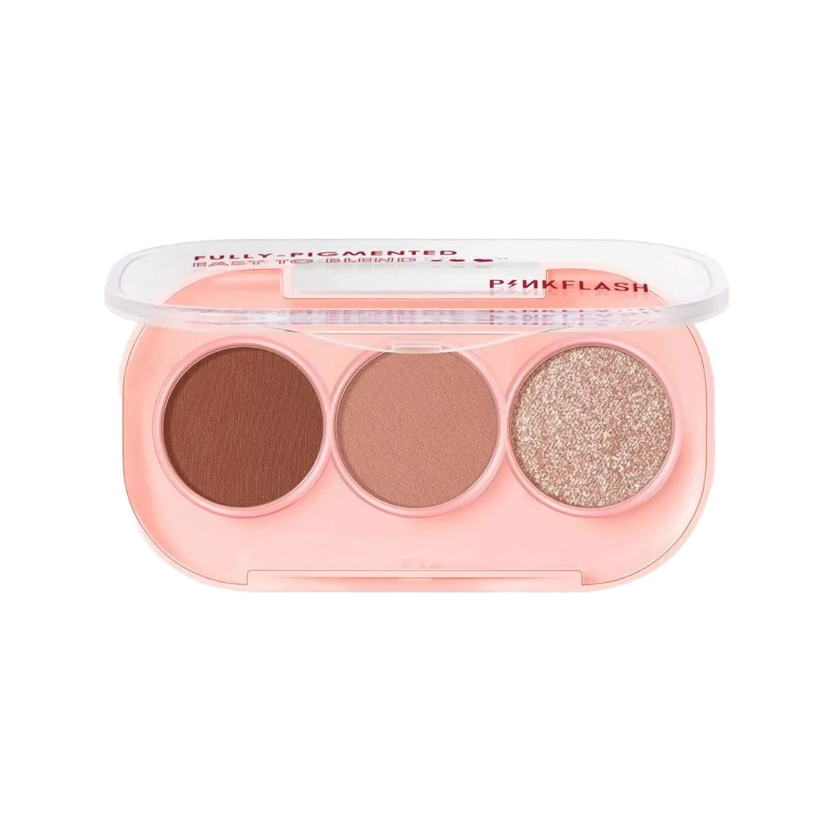 Палетка тіней для повік Pinkflash 3 Pan Eyeshadow, RD02, 3 г