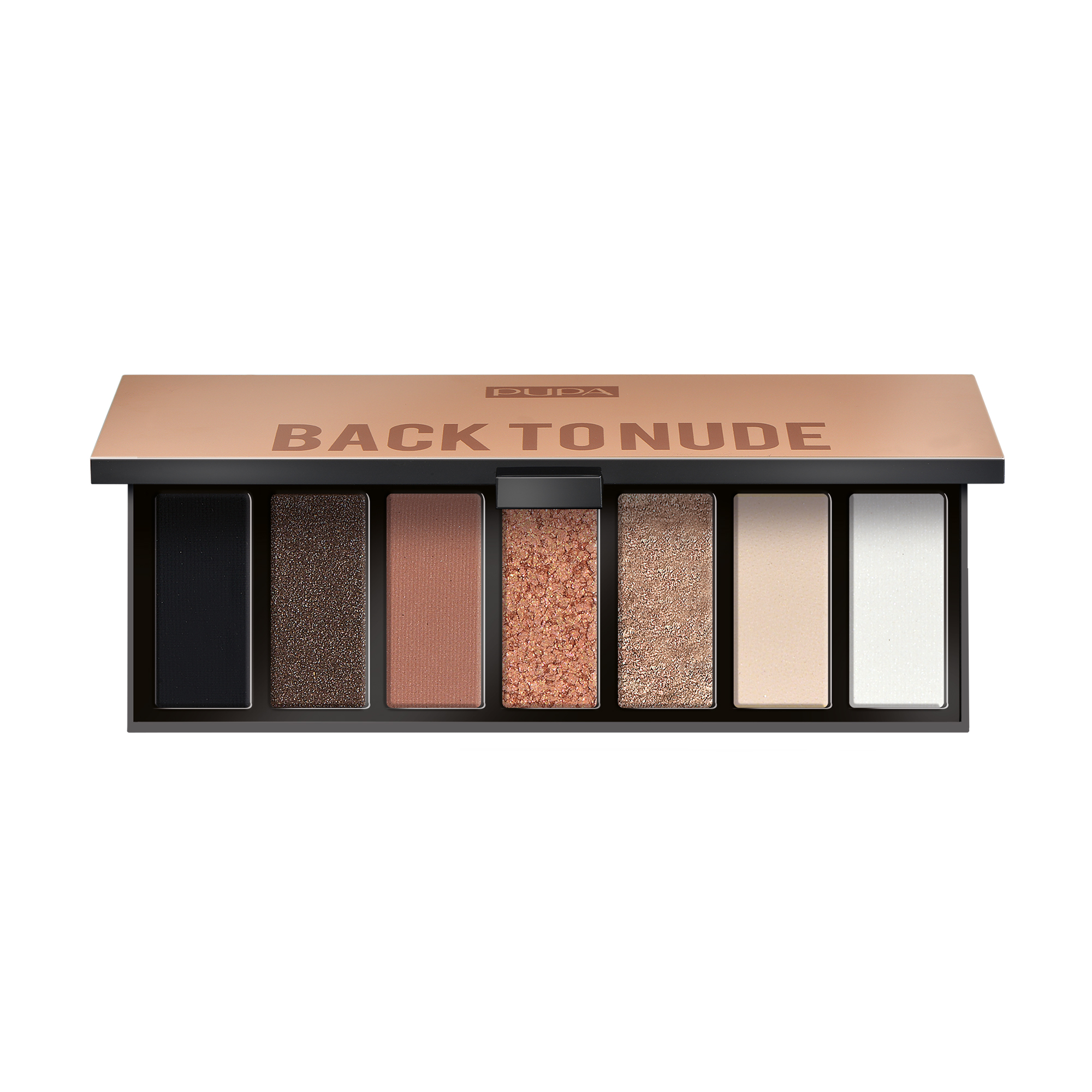 Палетка тіней для повік Pupa Make Up Stories Compact 01 Back To Nude, 13.3 г