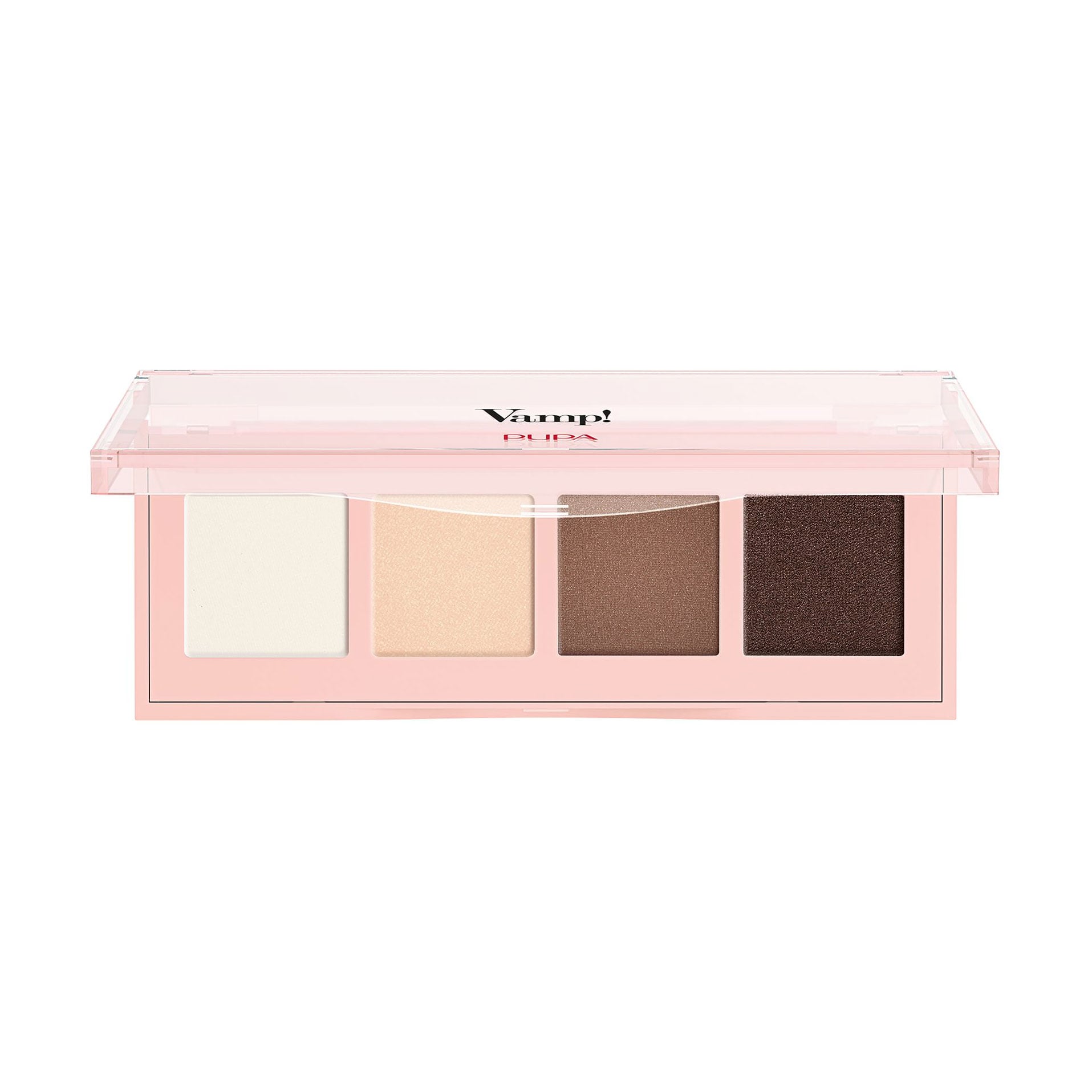 Палетка тіней для повік Pupa Vamp! Palette 4 Ombretti, 01 Natural Matt, 5.2 г