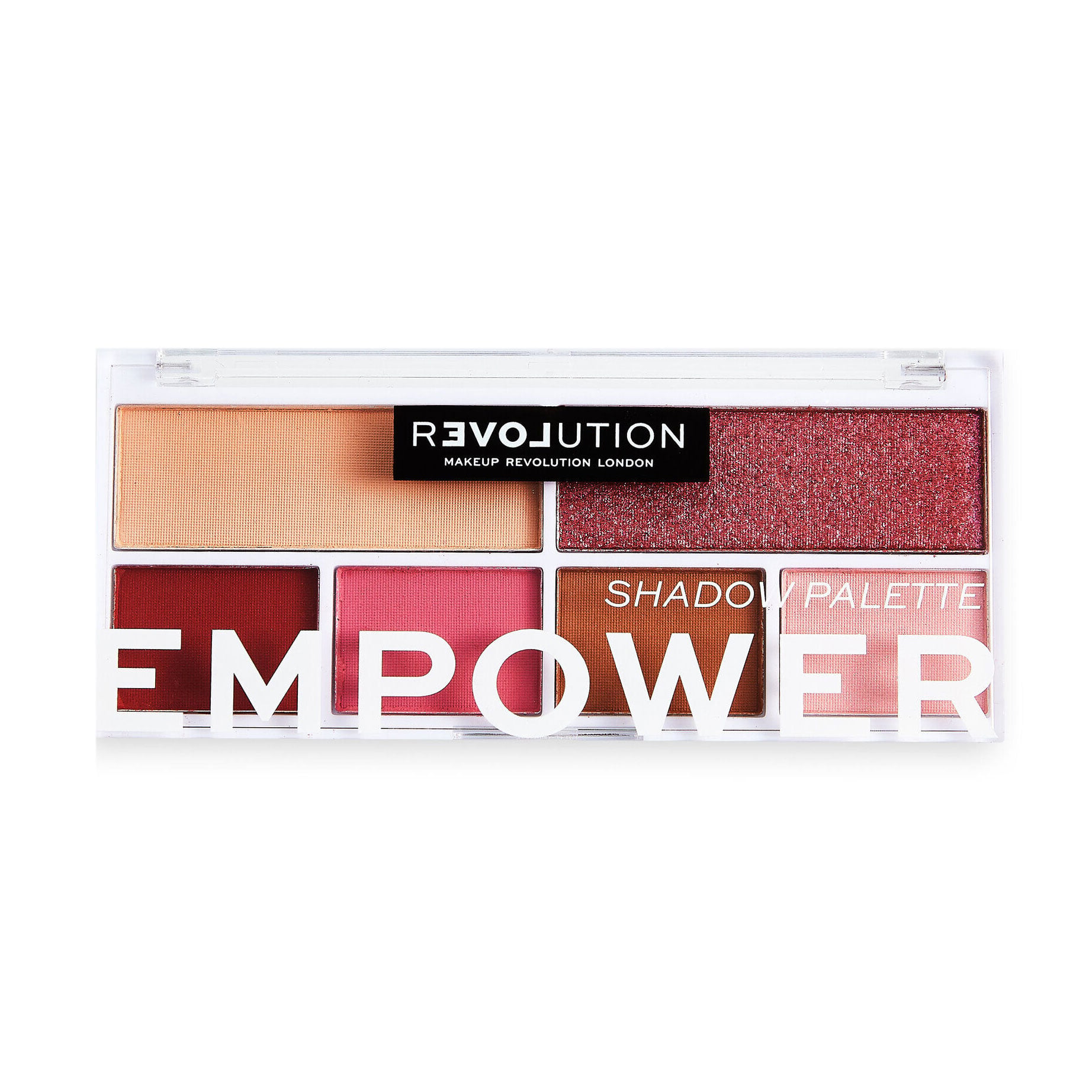 Палетка тіней для повік Relove by Revolution Colour Play Shadow Palette, Empower, 5.2 г