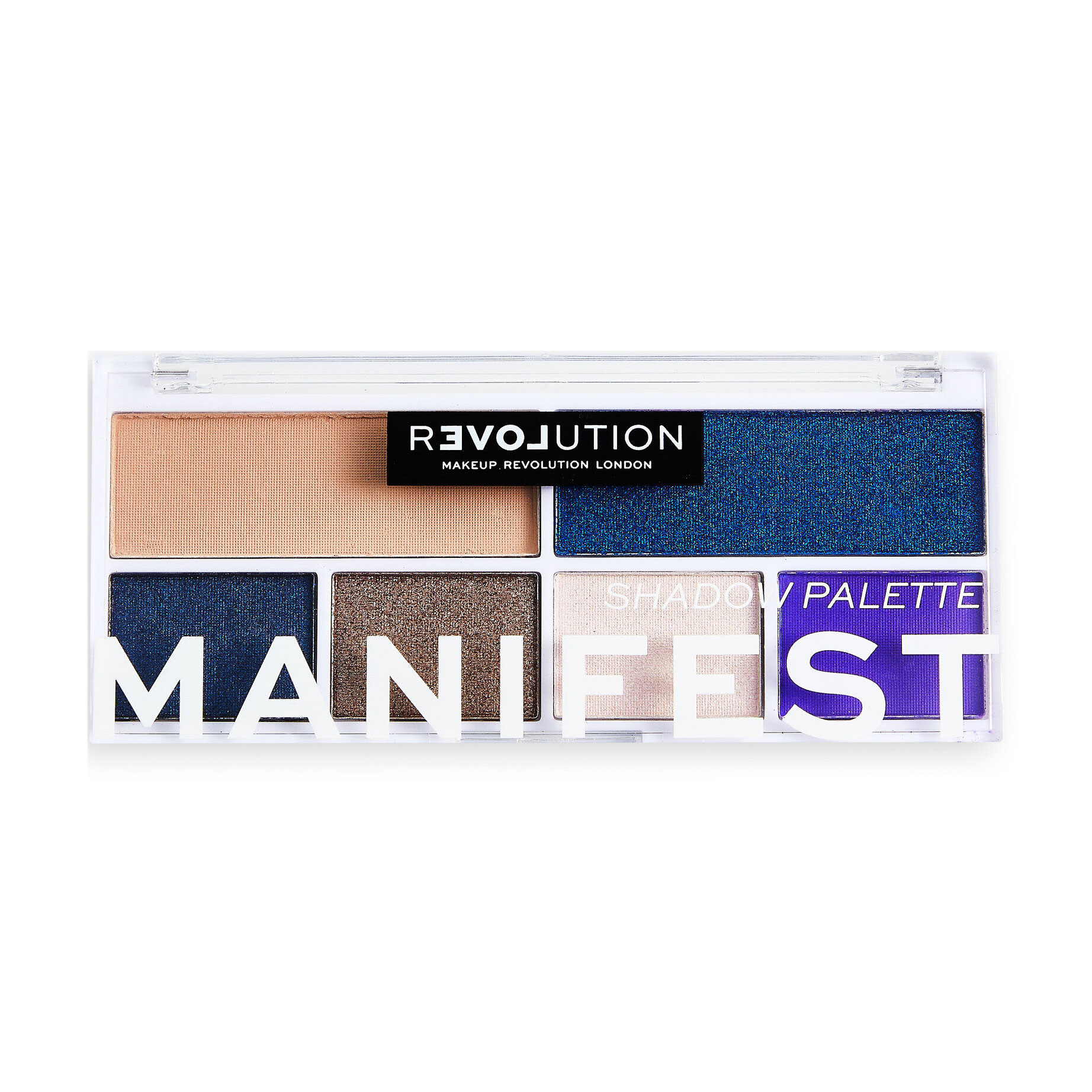 Палетка тіней для повік Relove by Revolution Colour Play Shadow Palette, Manifest, 5.2 г