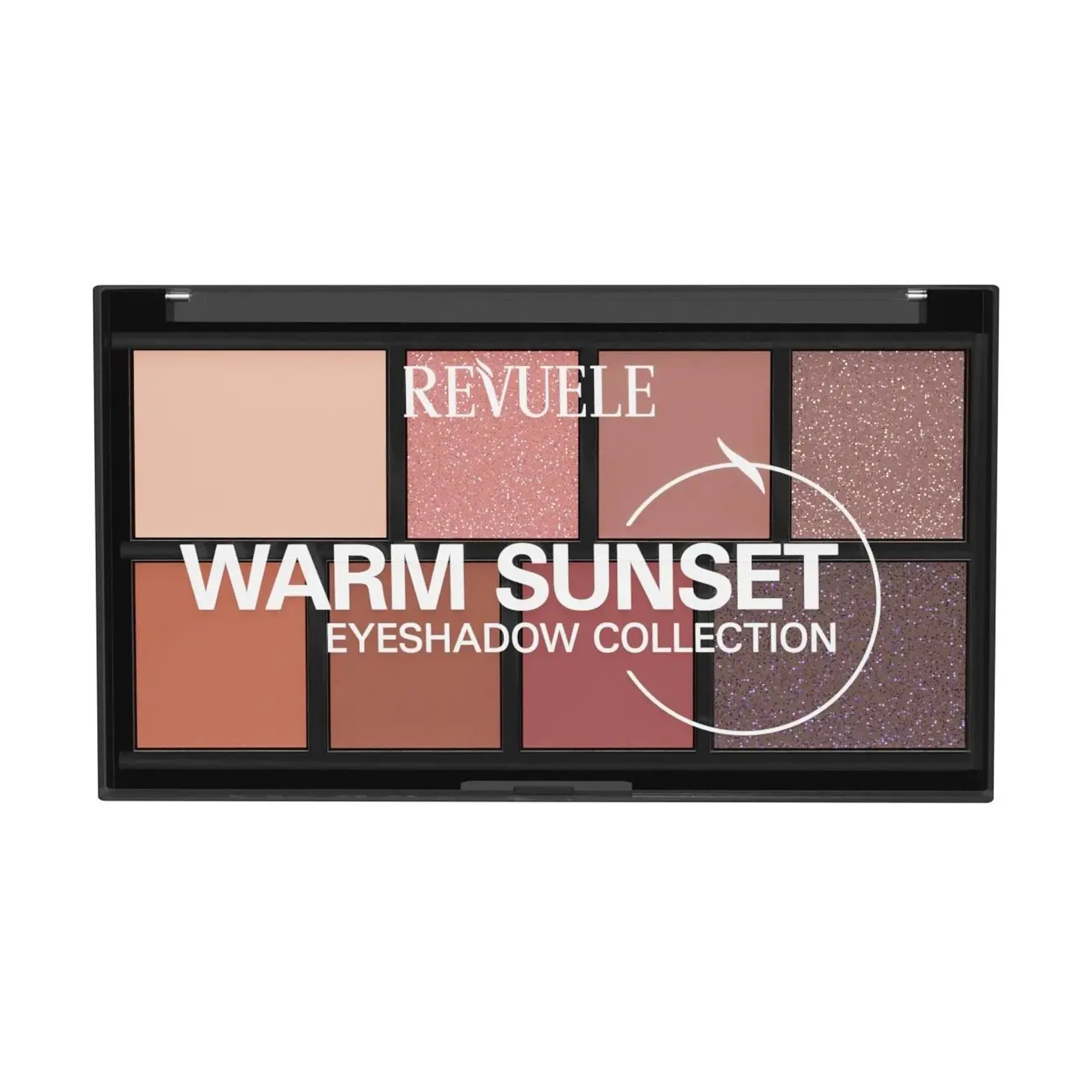 Палетка тіней для повік Revuele Eyeshadow Collection, Warm Sunset, 15 г