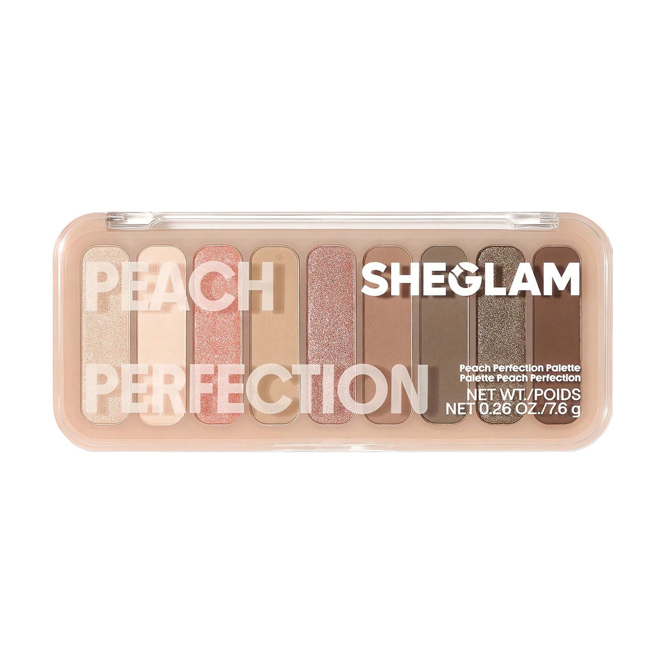 Палетка тіней для повік Sheglam Eyeshadow Palettes, Peach Perfection, 7.6 г