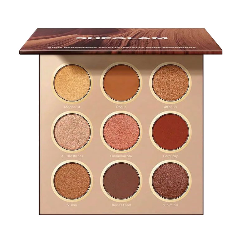 Палетка тіней для повік Sheglam Nude Beginnings Eyeshadow Palette, 12.5 г
