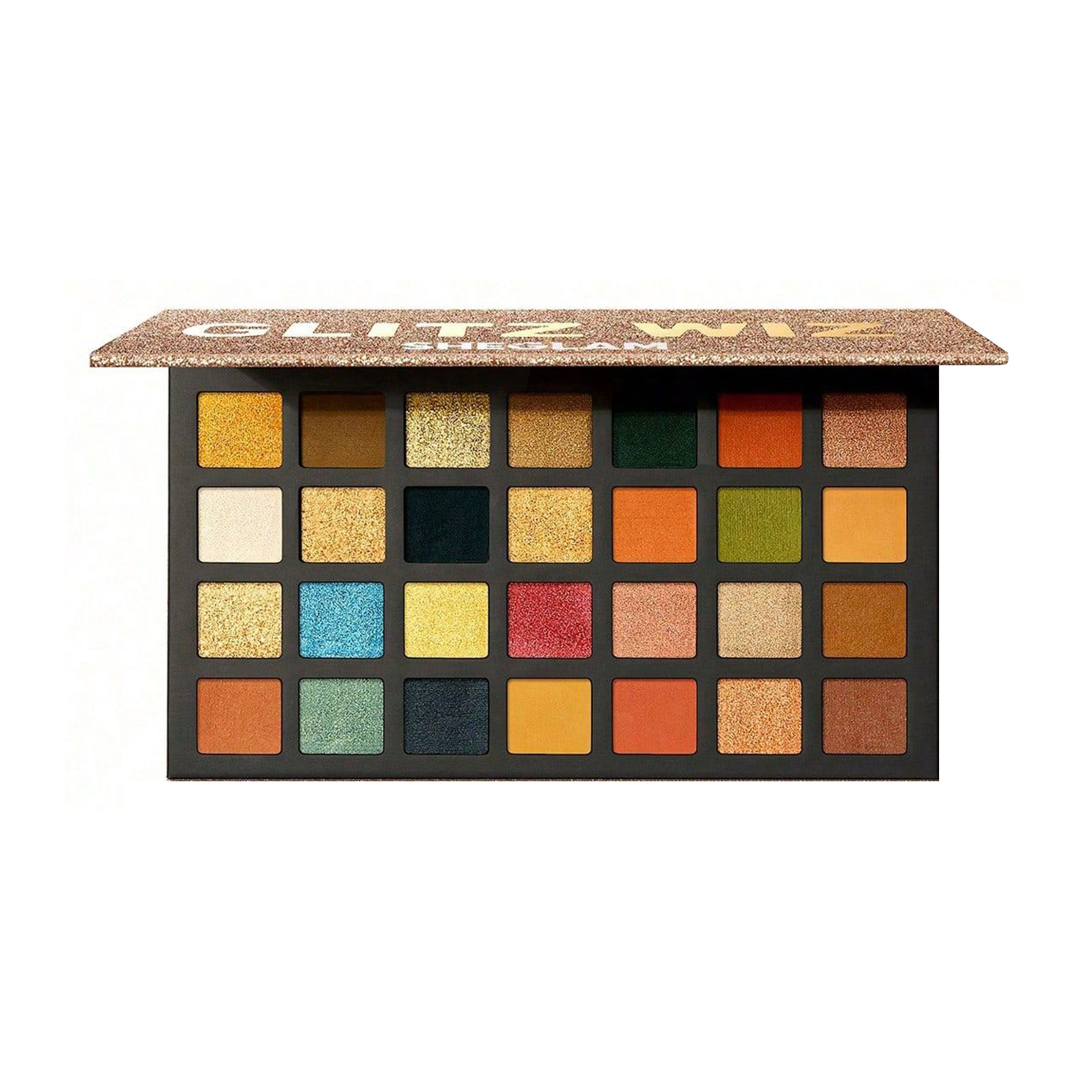 Палетка тіней для повік Sheglam The Glits Wiz Eyeshadow Palette, Brick Line, 28 г