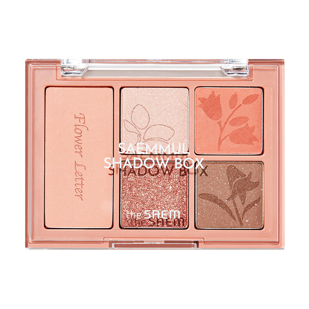 Палетка тіней для повік The Saem Saemmul Shadow Box, Flower Letter, 4.7 г