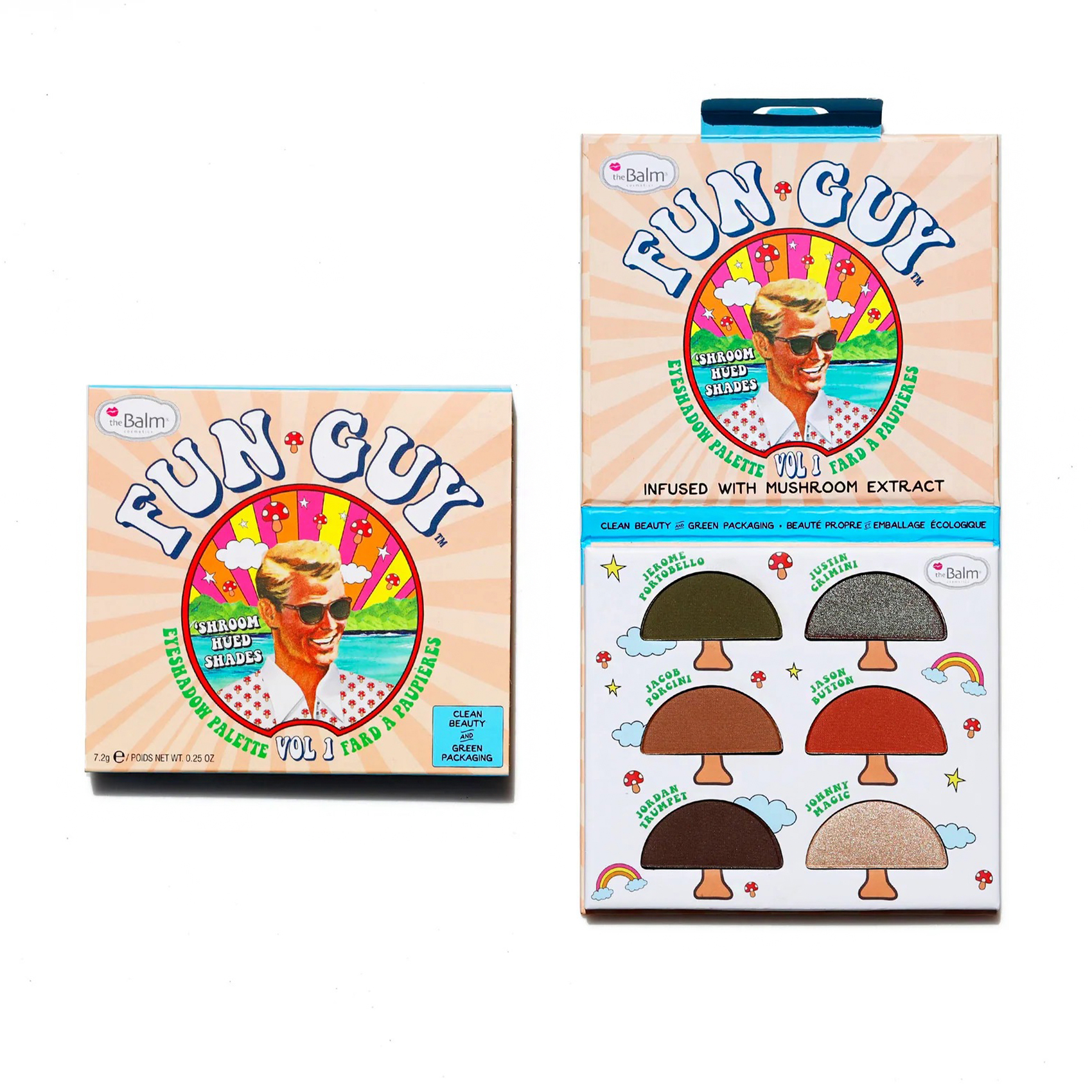 Палетка тіней для повік TheBalm Fun Guy Eyeshadow Palette, 7.2 г
