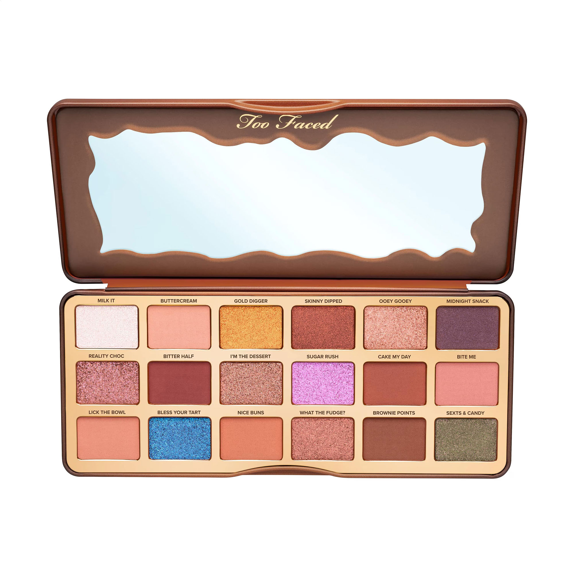 Палетка тіней для повік Too Faced Better Than Chocolate Cocoa-Infused Eye Shadow Palette, 19.8 г