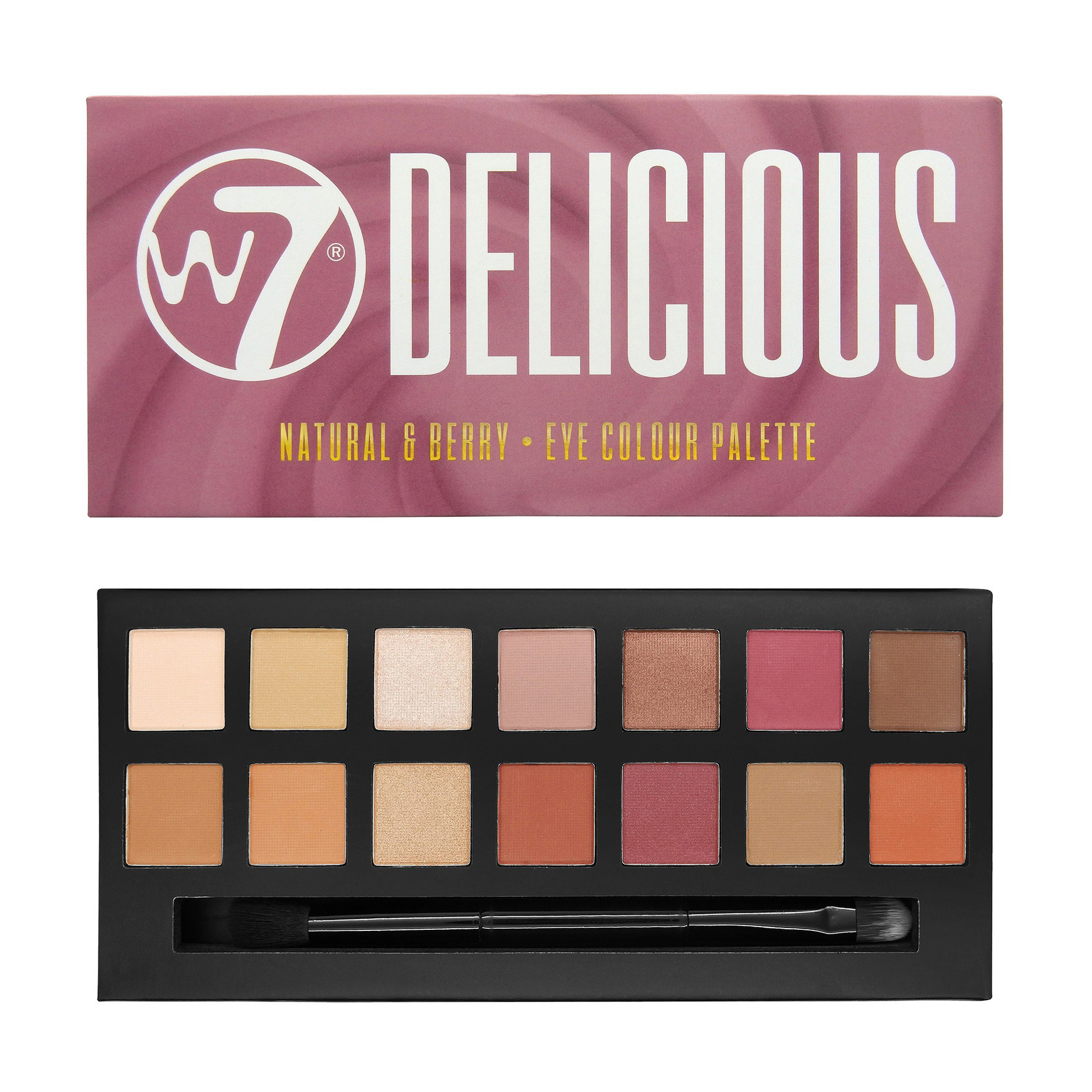 Палетка тіней для повік W7 Delicious Eye Colour Palette 14-Piece, 11.2 г