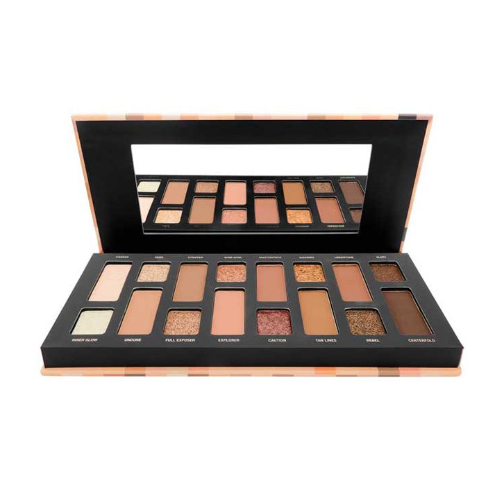 Палетка тіней для повік W7 Nudification Pressed Pigment Palette, 12 г