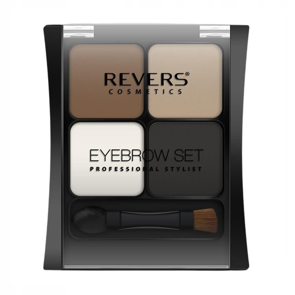 Палітра тіней для брів Revers Cosmetics Eyebrow Set Professional Stylist 03, 4.5 г