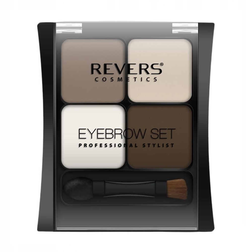 Палітра тіней для брів Revers Cosmetics Eyebrow Set Professional Stylist 04, 4.5 г
