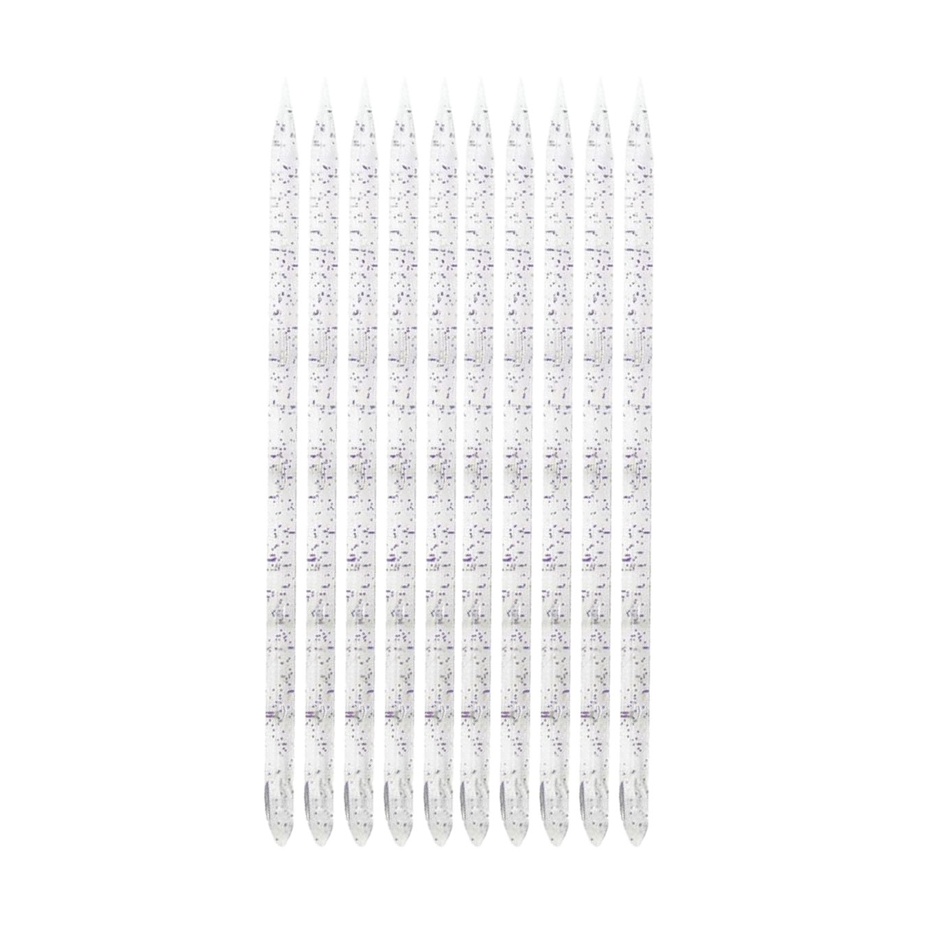 Палички для кутикули Cosmo Shop пластикові, фіолетові, 93 мм, 50 шт (CS8450V)