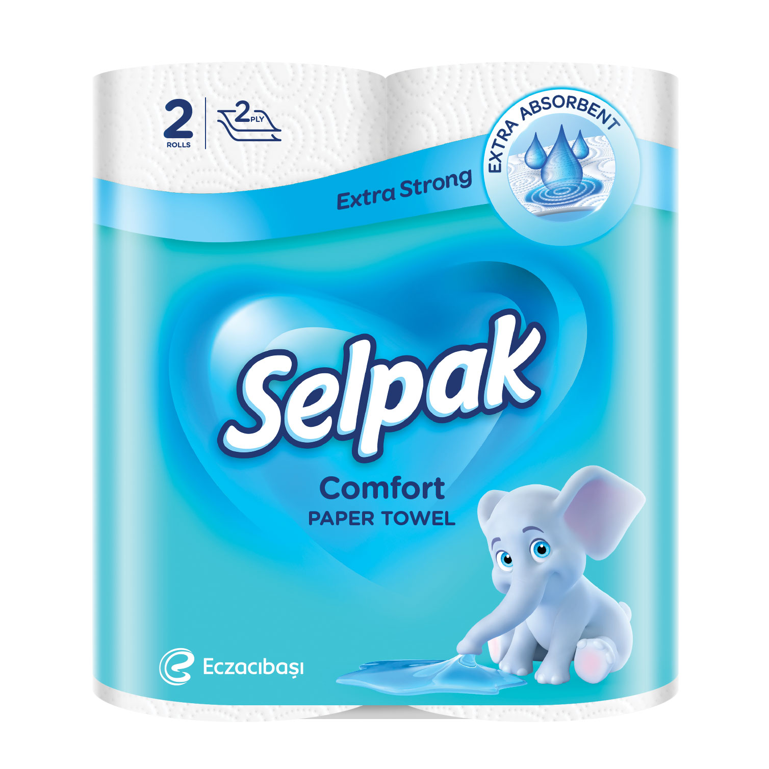 Паперові рушники Selpak Comfort, 2-слойные, 2 шт