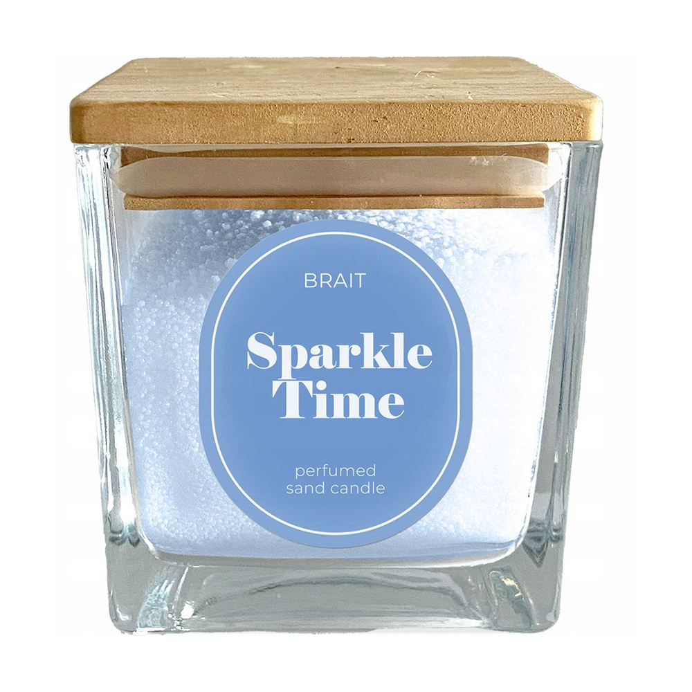 Парфумована свічка в склянці Brait Perfumed Sand Candle Sparkle Time, 130 г