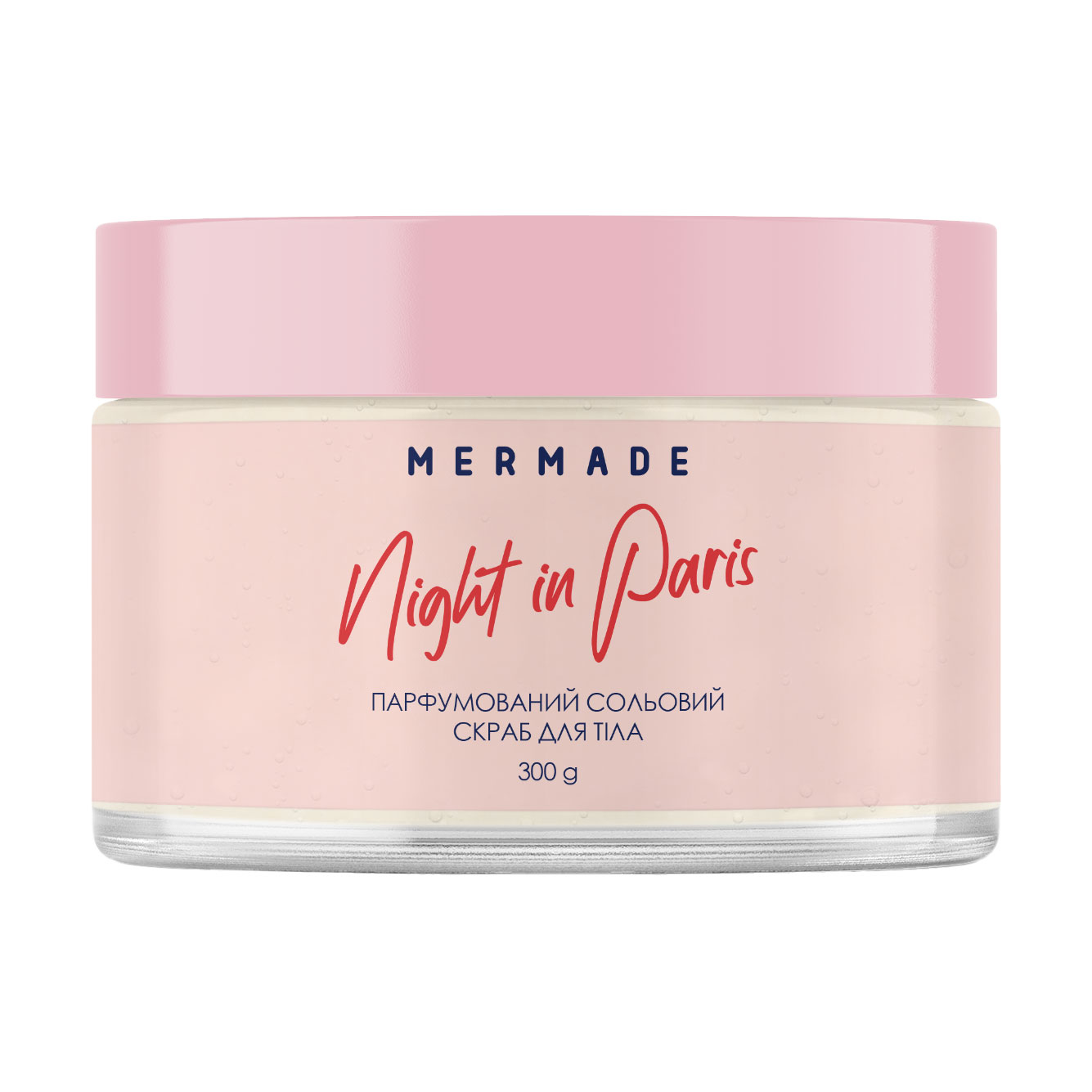 Парфумований cольовий скраб для тіла Mermade Night In Paris, 300 г