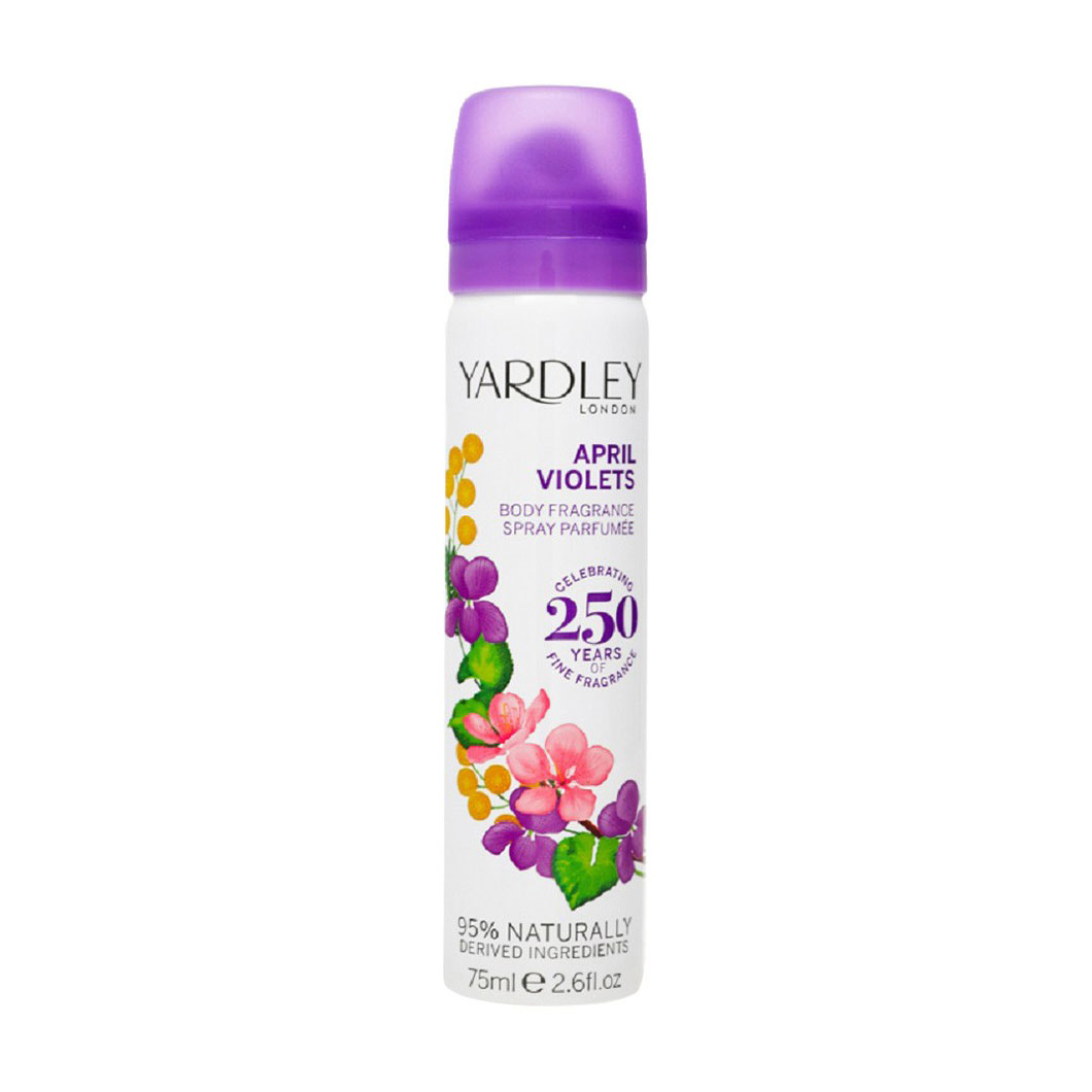 Парфумований дезодорант-спрей Yardley April Violets жіночий, 75 мл